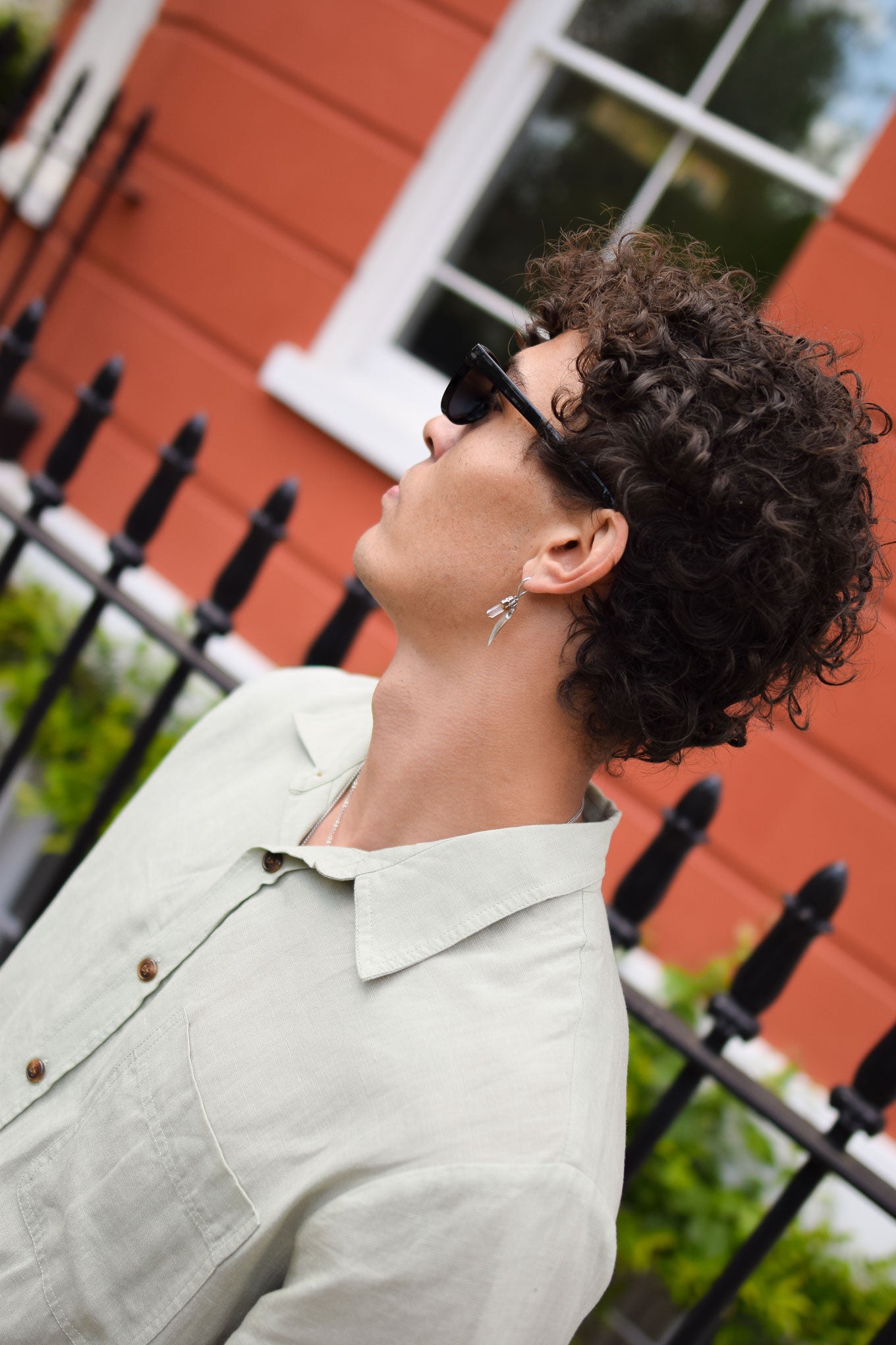 LOYLE Tencel Linen Shirt - Sage
