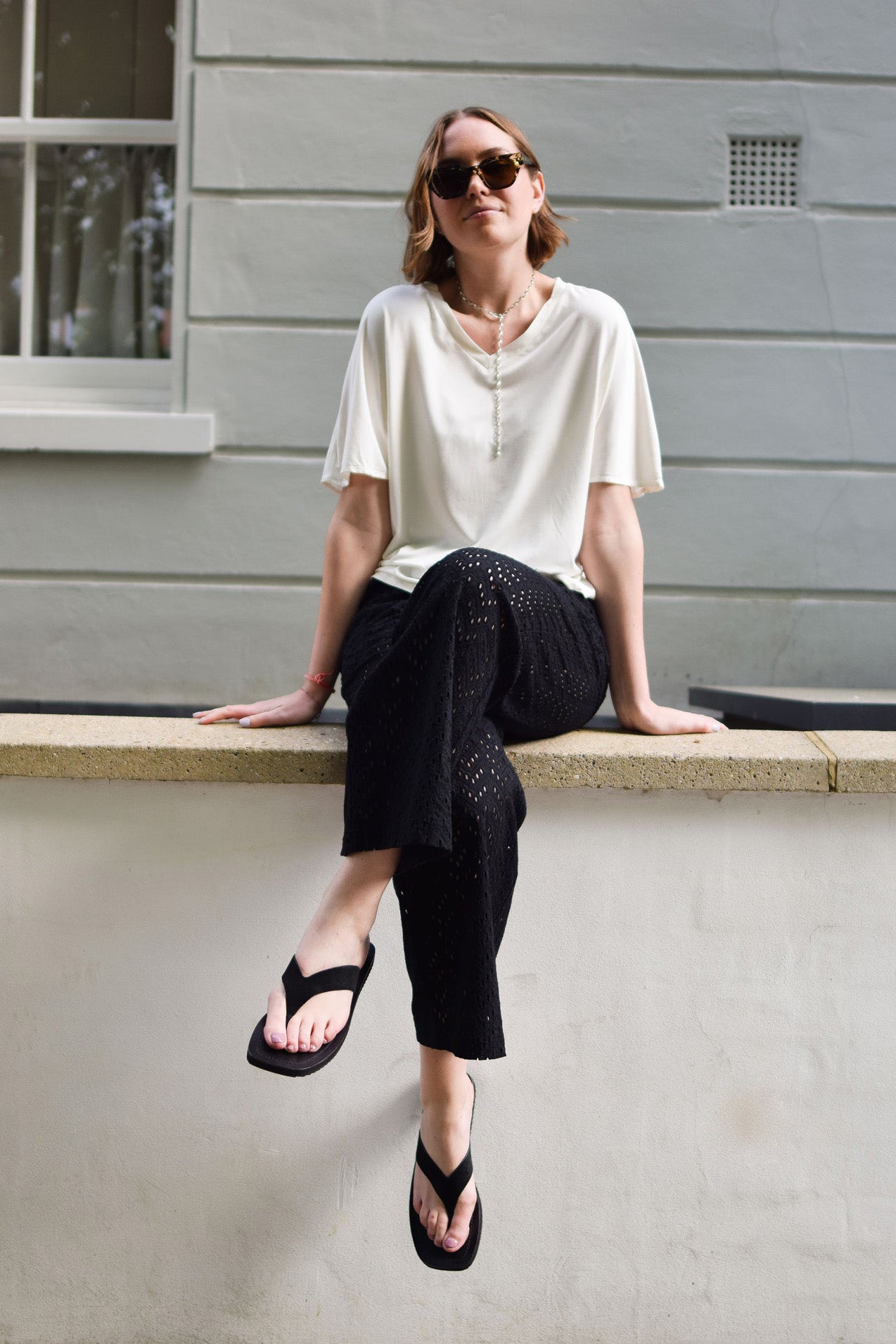 KHARI Organic Cotton Trouser - Black