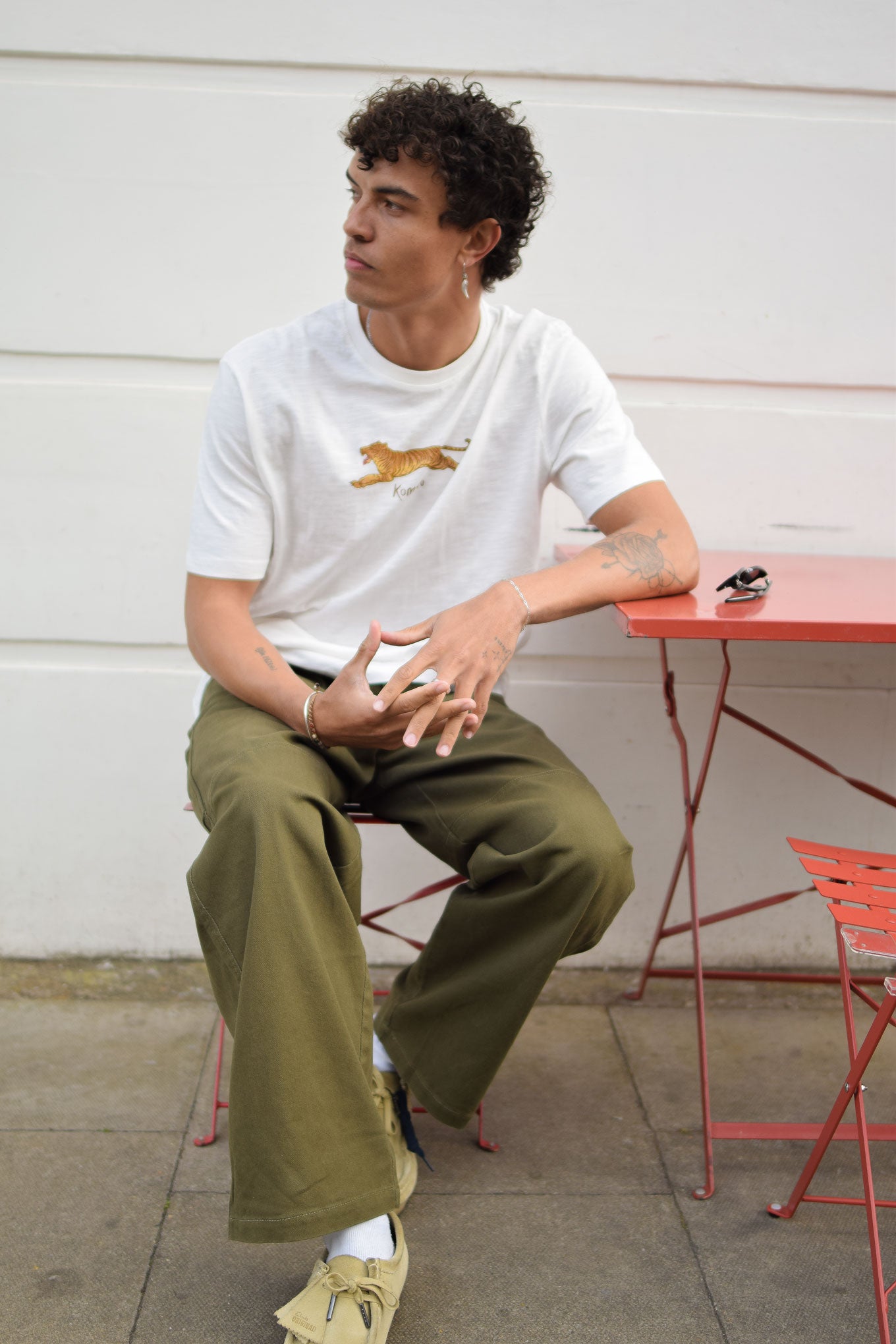 LE TIGRE Organic Cotton Tee - White