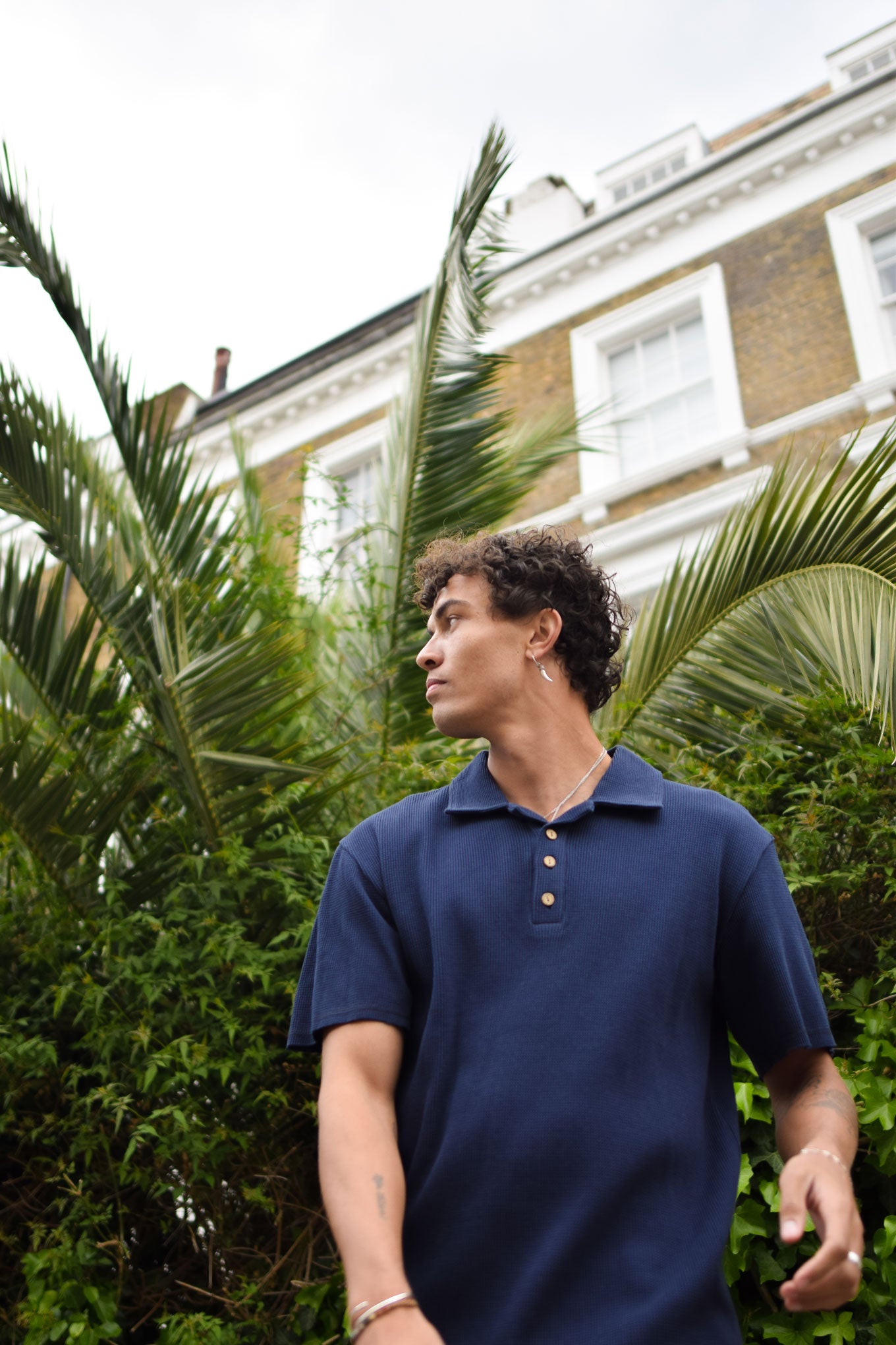 IVER Organic Cotton Polo - Navy
