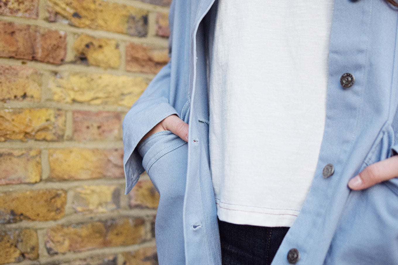 CHORE Organic Cotton Jacket - Blue
