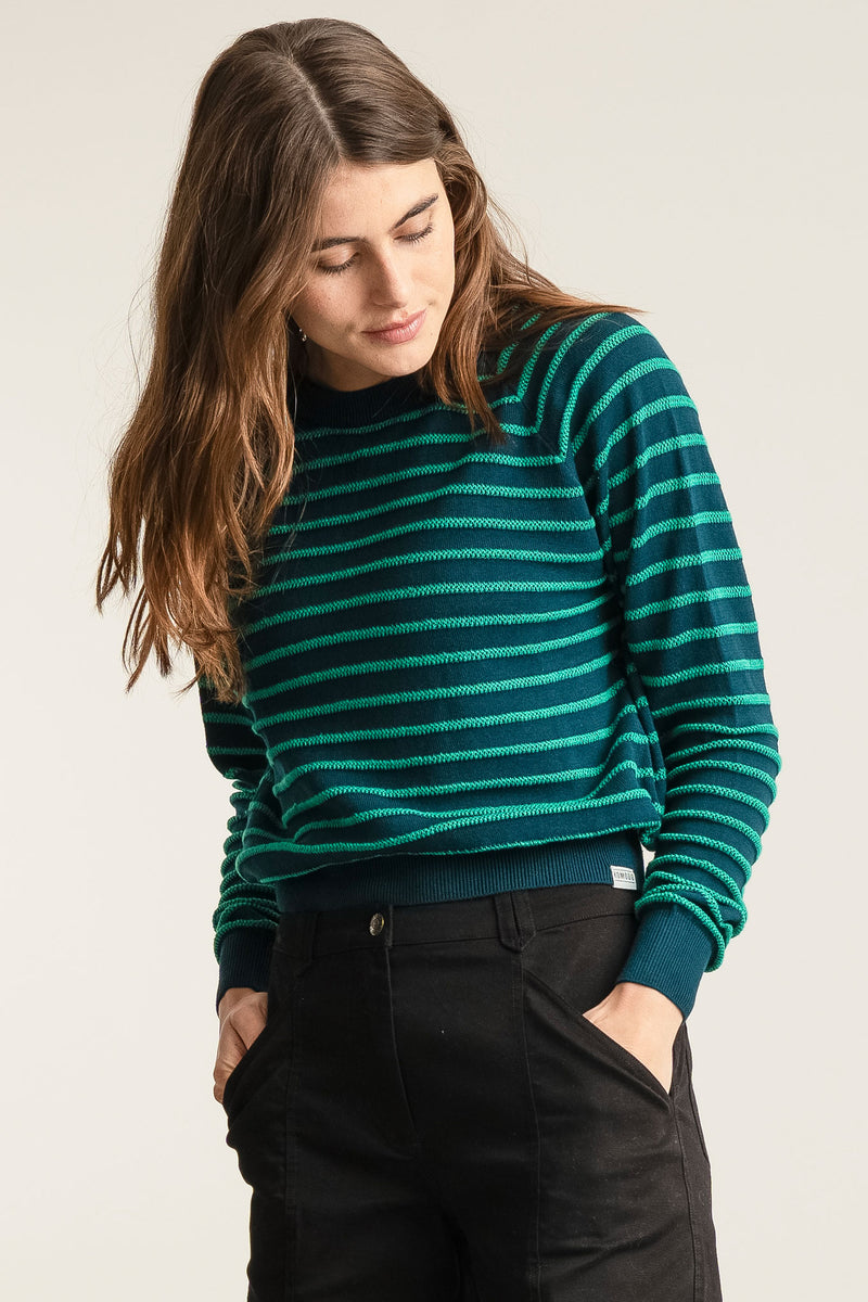 ALMA Organic Cotton Jumper - Teal