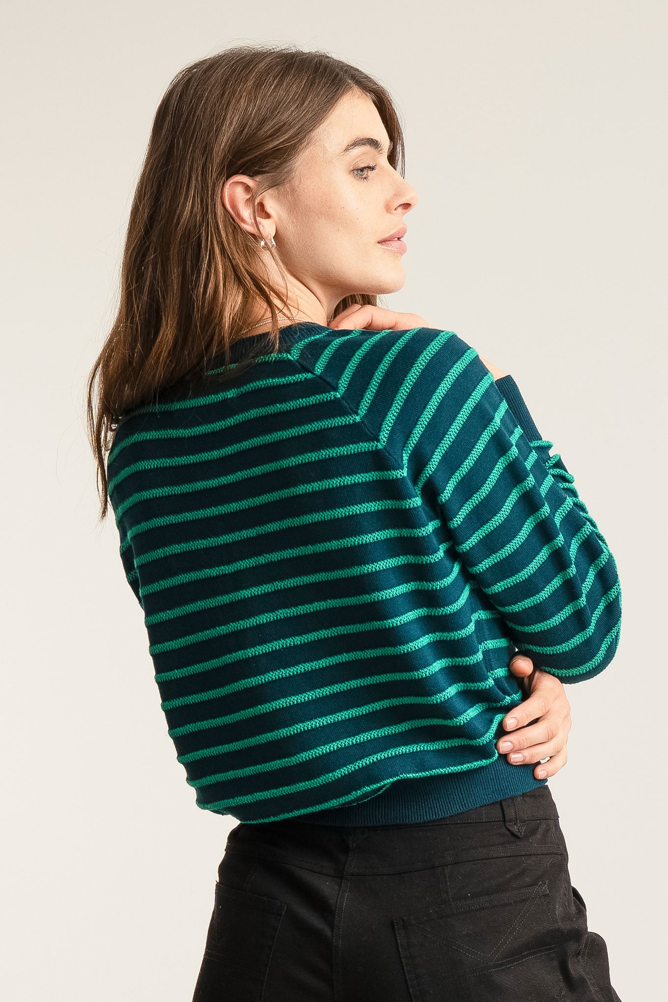 ALMA Organic Cotton Jumper - Teal
