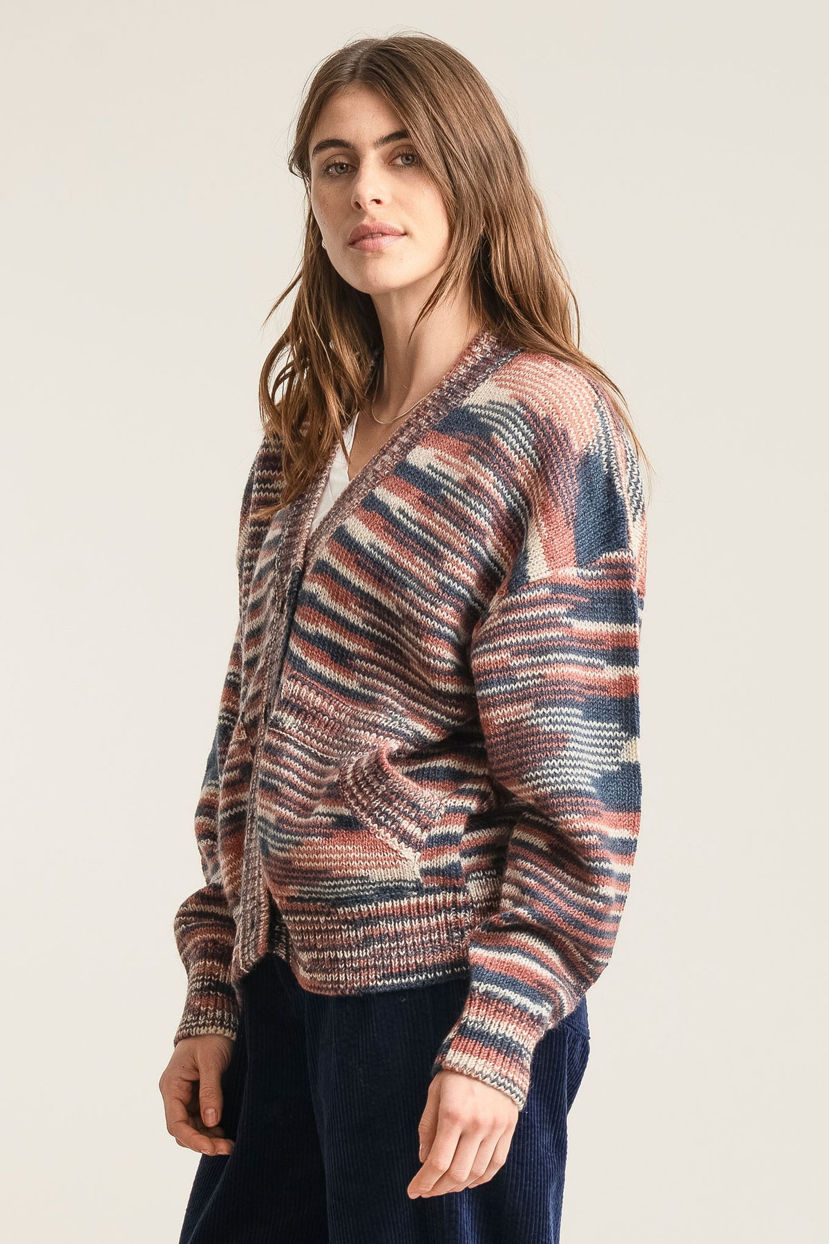 HOPE Lambswool Cardigan - Pink