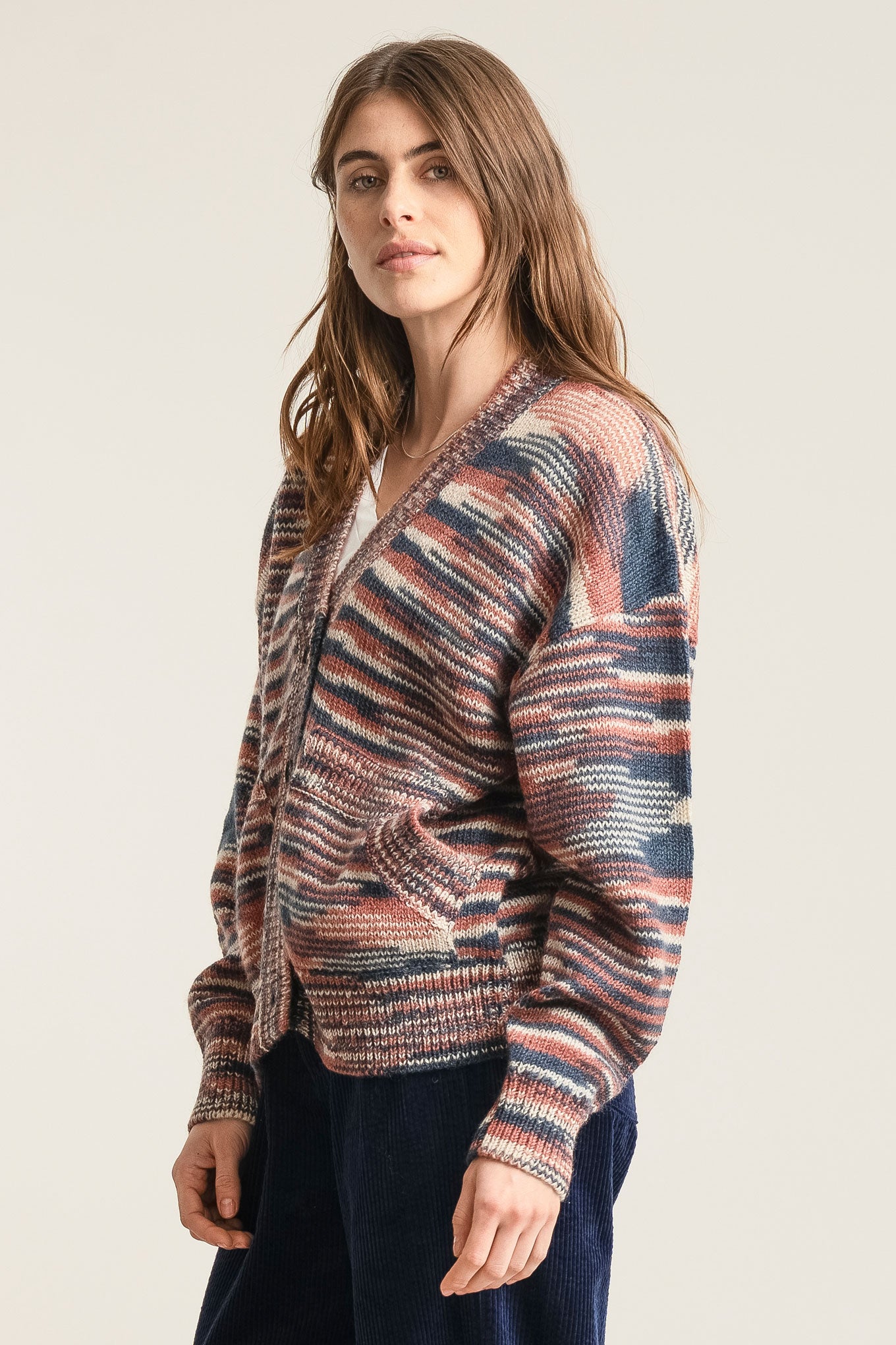 HOPE Lambswool Cardigan - Pink