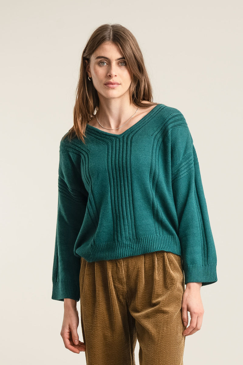 ANYA Wool Jumper - Ivy