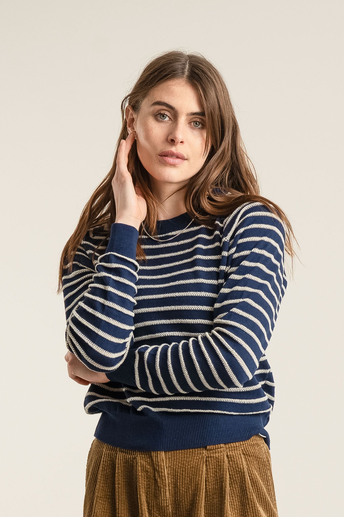 ALMA Organic Cotton Jumper - Navy