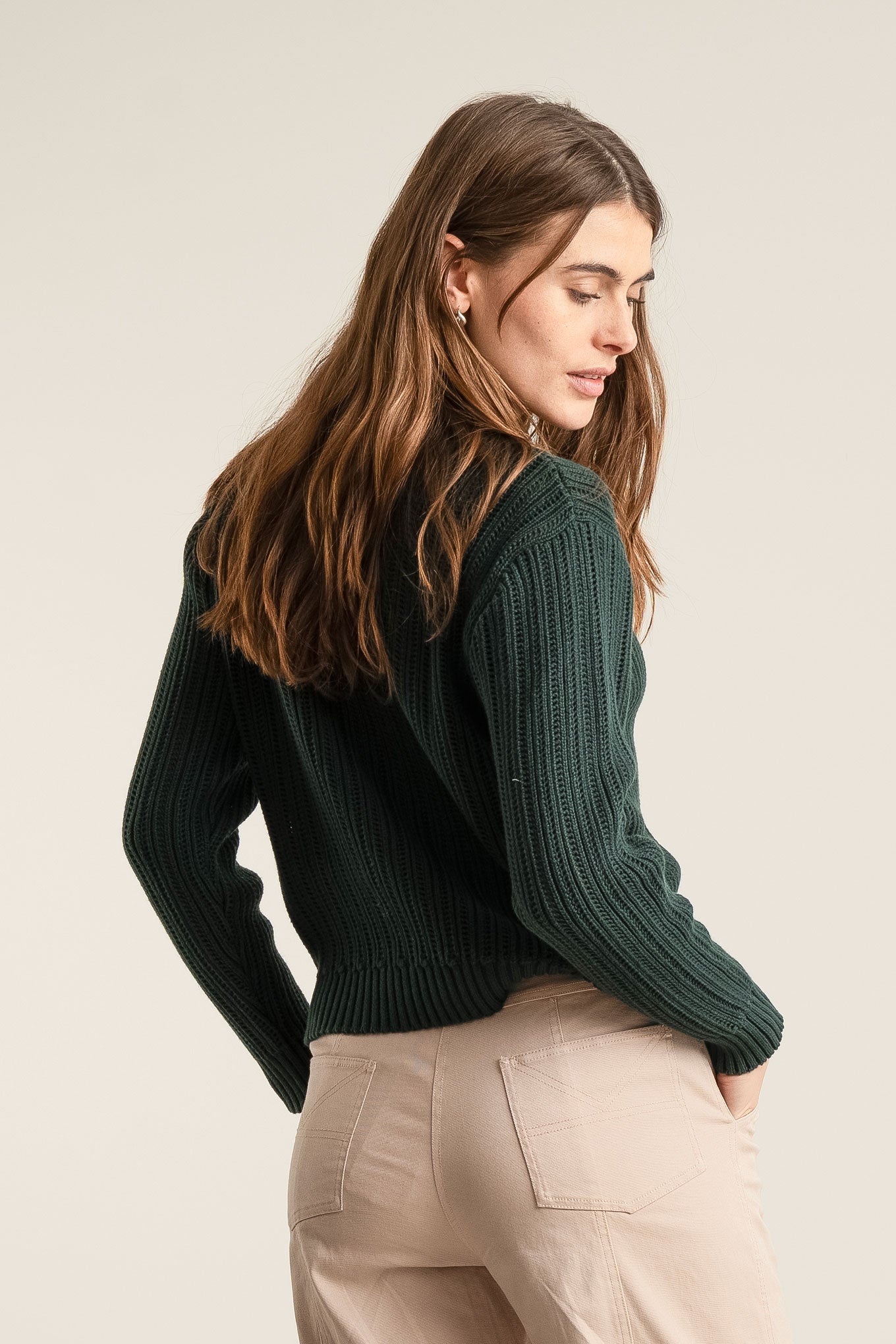 POSEY Organic Cotton Jumper - Green