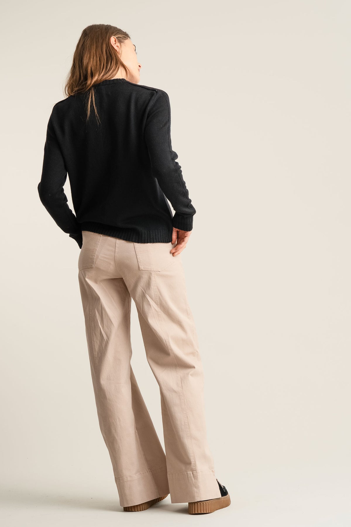 ROSE Organic Cotton Trouser - Dusty Pink