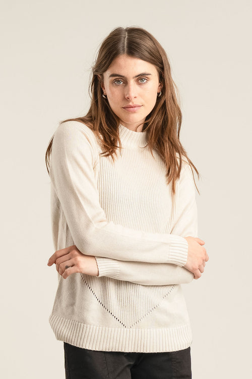 KATE Merino Wool Jumper - Sand