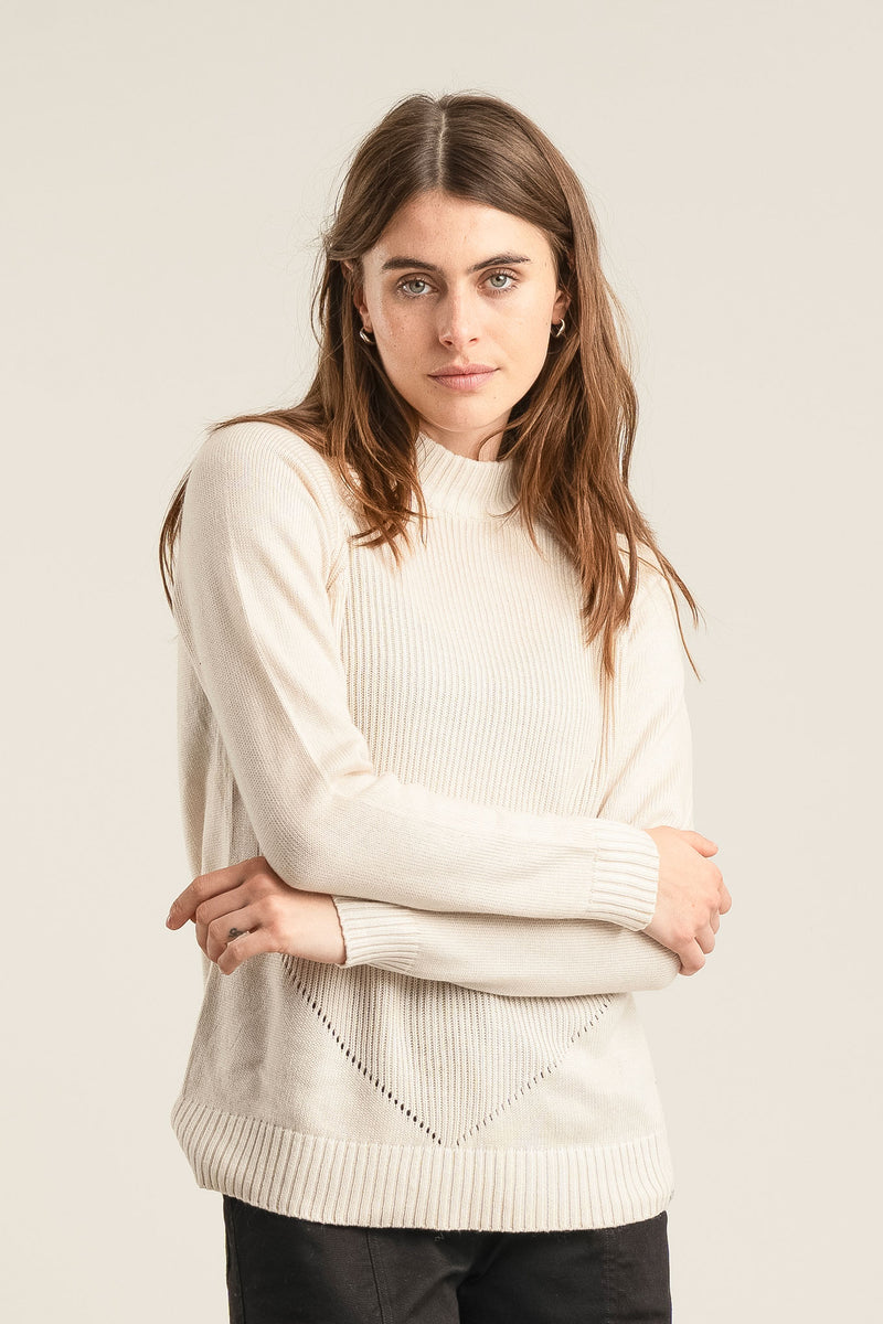 KATE Merino Wool Jumper - Sand