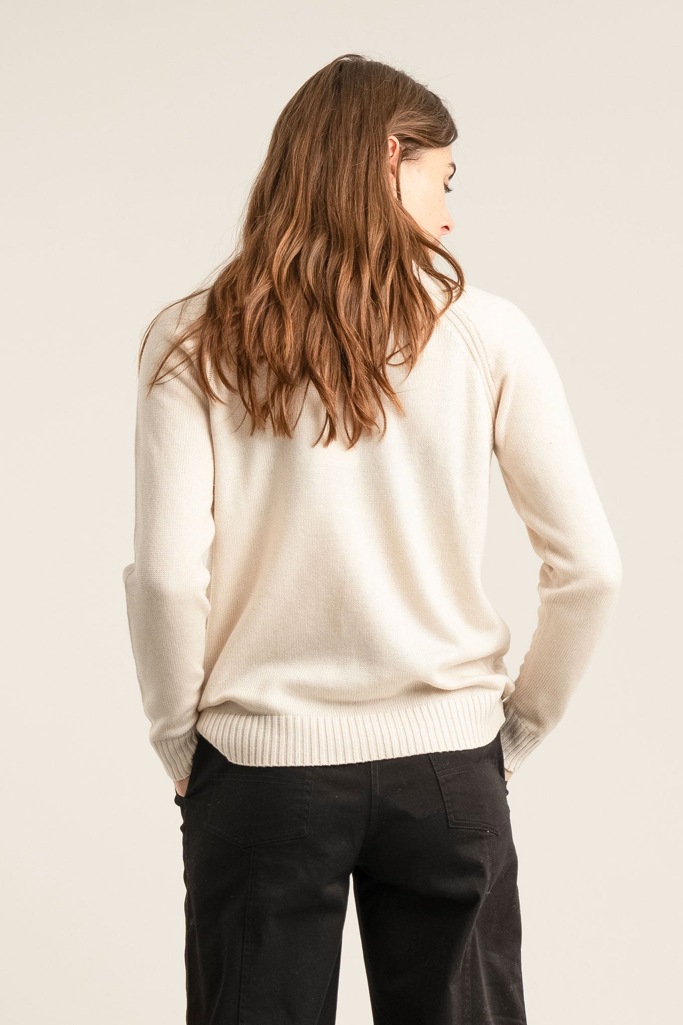 KATE Merino Wool Jumper - Sand