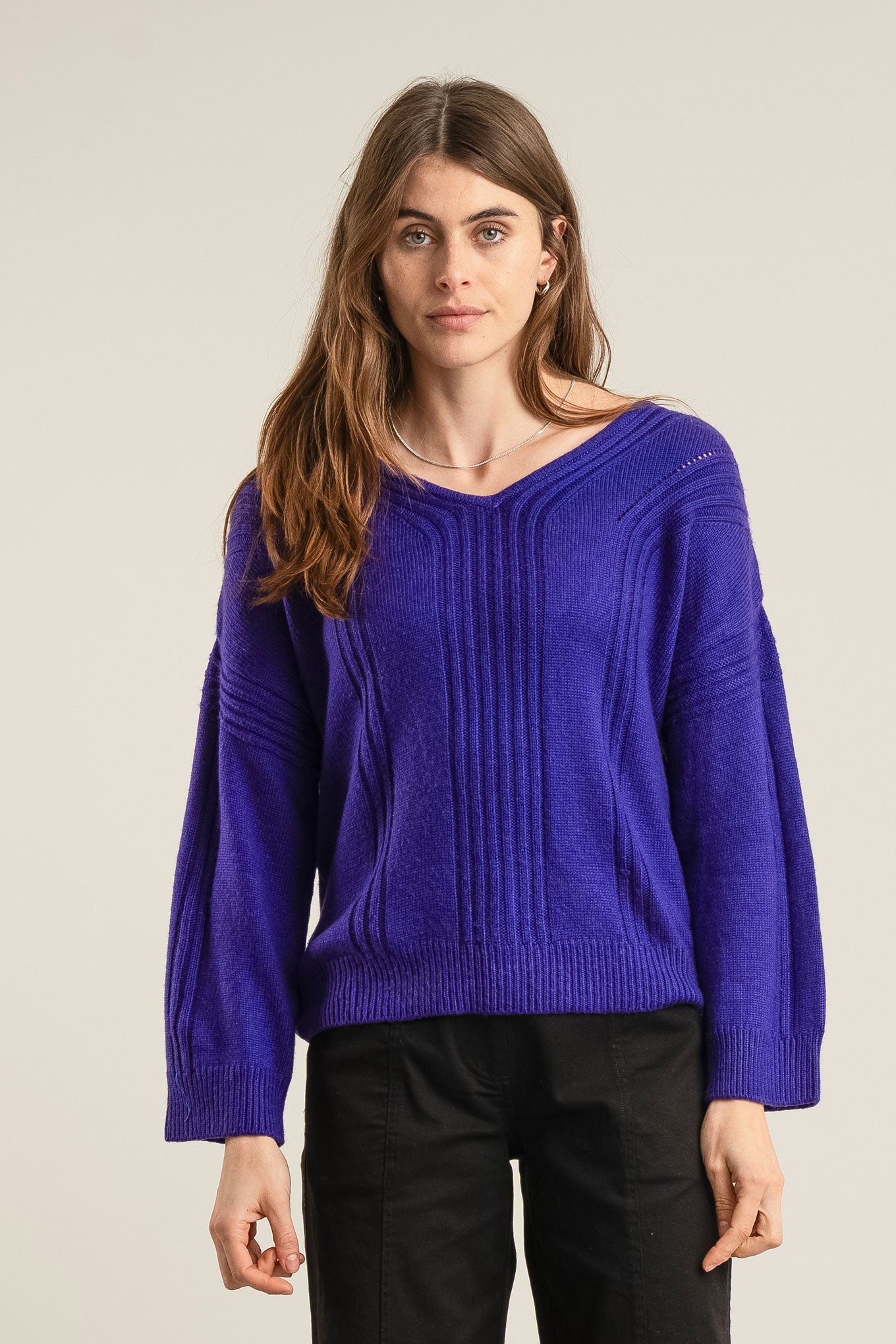 ANYA Wool Jumper - Ultramarine