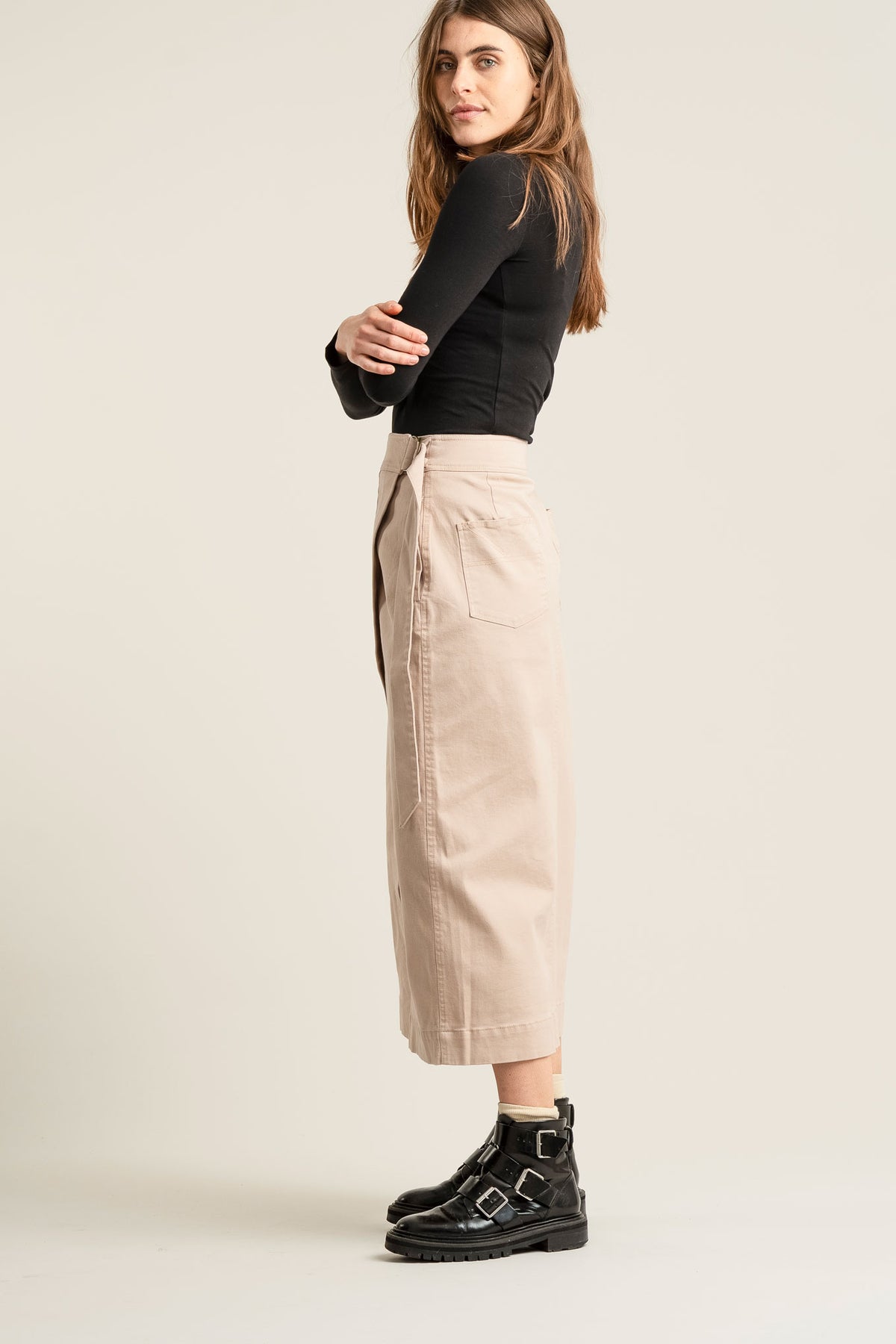 SANTO Organic Cotton Skirt - Dusty Pink