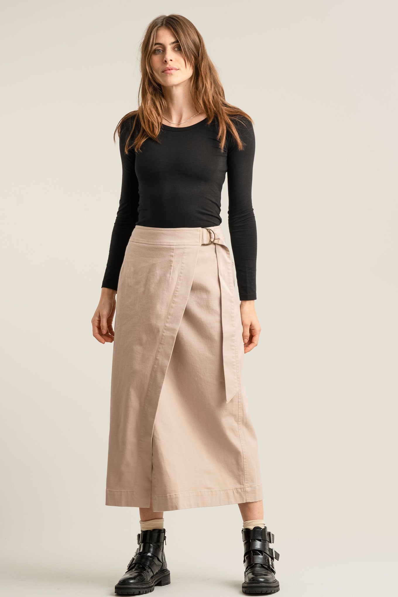 SANTO Organic Cotton Skirt - Dusty Pink