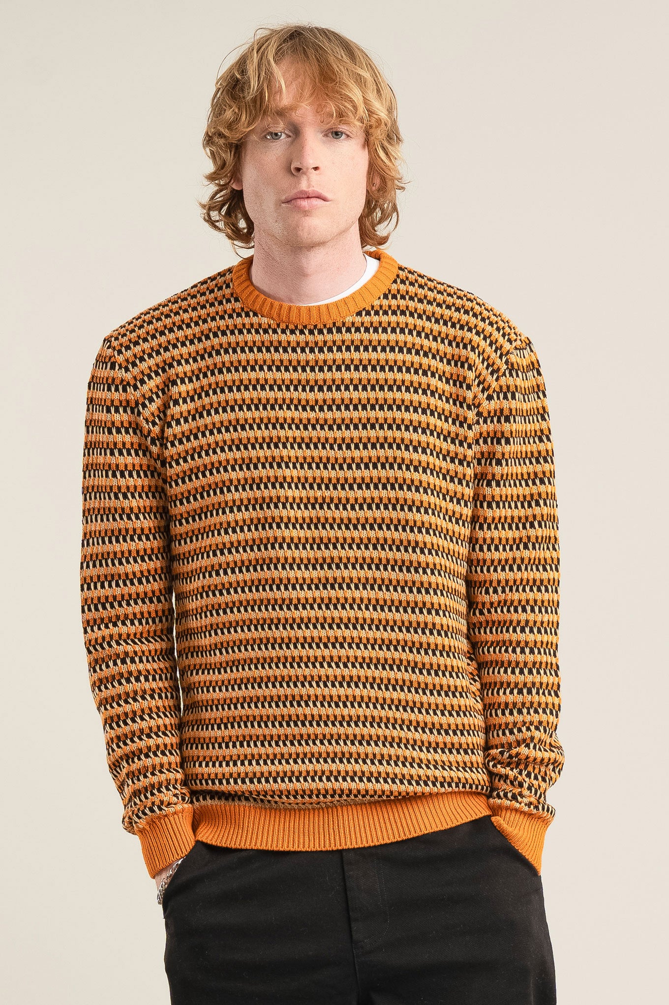 KAI - Organic Cotton Jumper Black & Gold