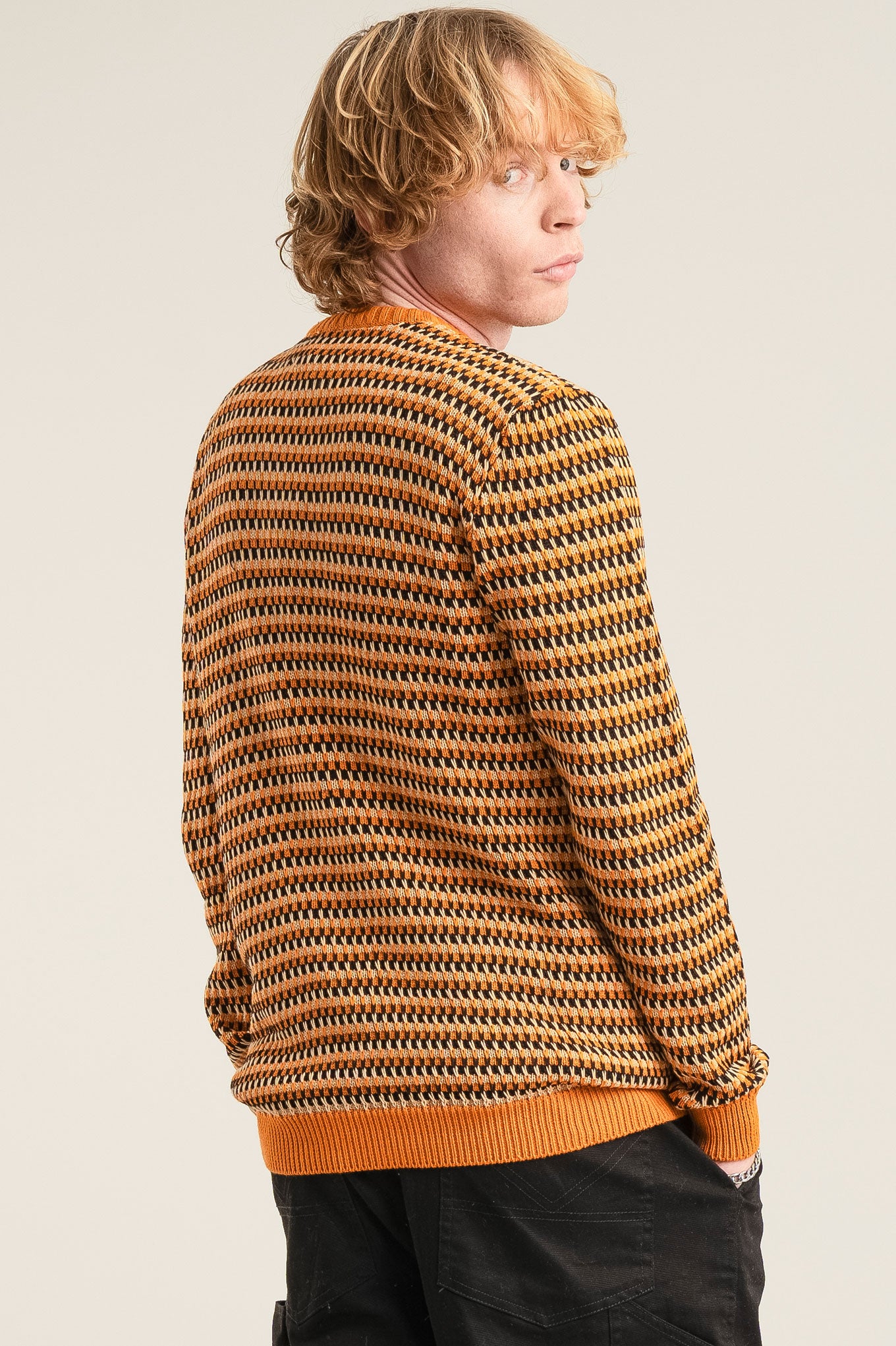 KAI - Organic Cotton Jumper Black & Gold