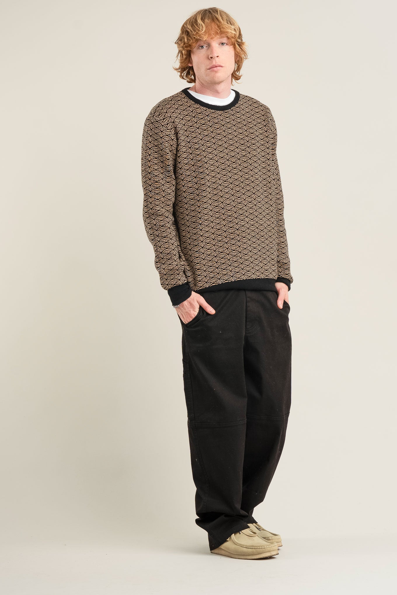 THEO Organic Cotton Tencel Trouser - Black