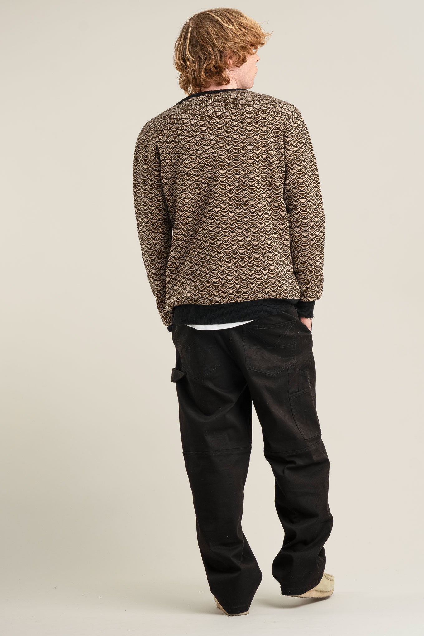 THEO Organic Cotton Tencel Trouser - Black