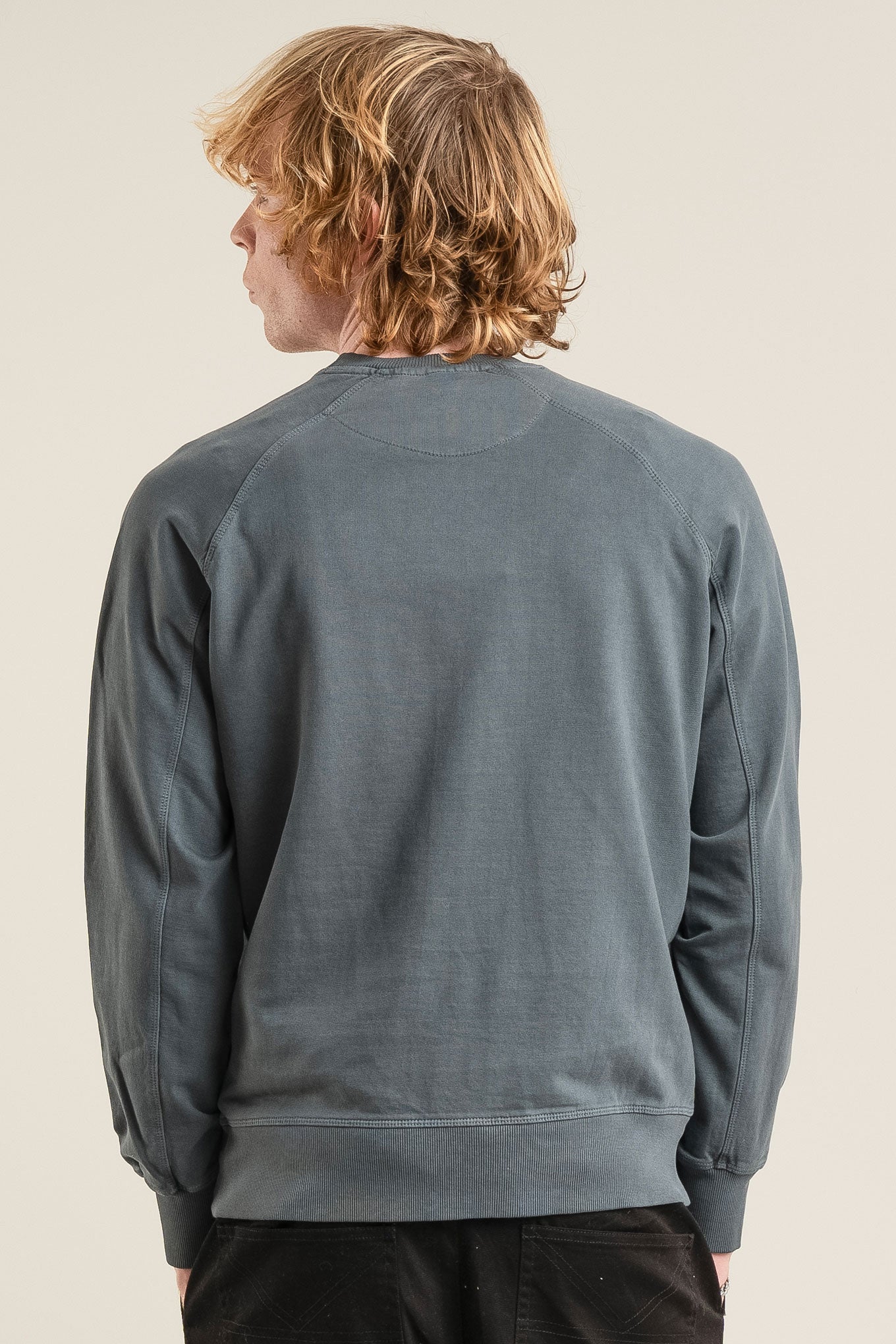 ANTON Organic Cotton Sweat - Washed Black