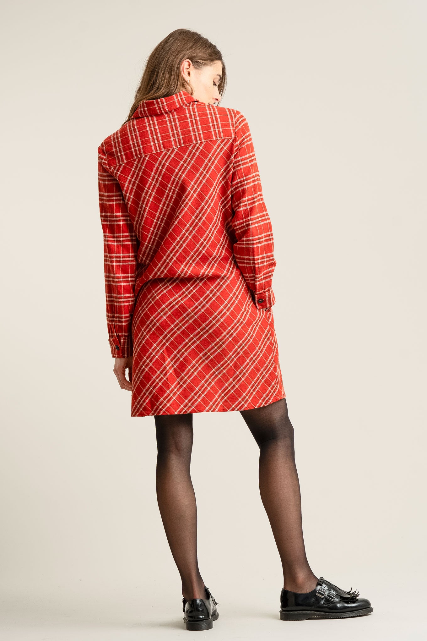 PEARL Organic Cotton Dress - Red