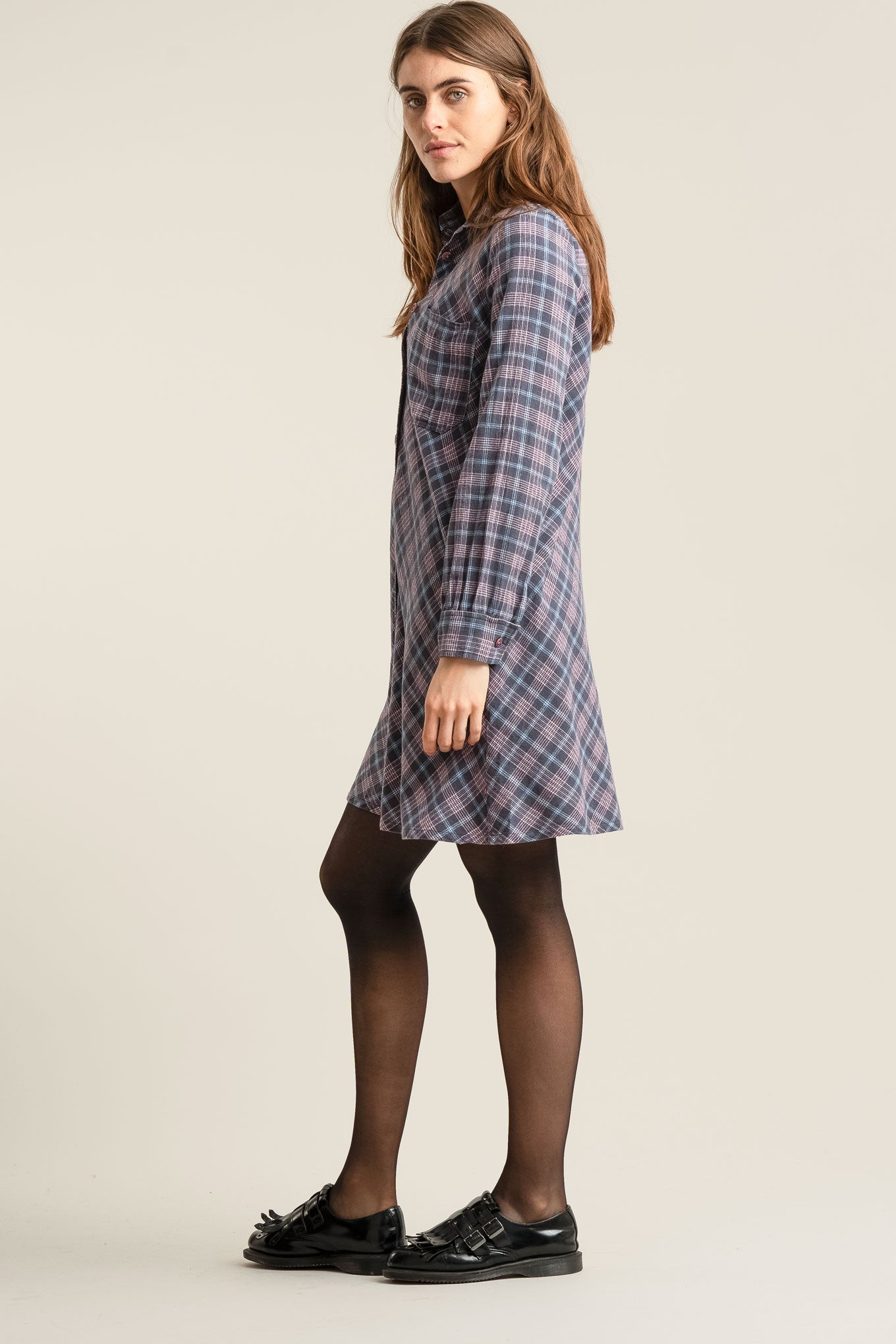 PEARL Organic Cotton Dress - Purple