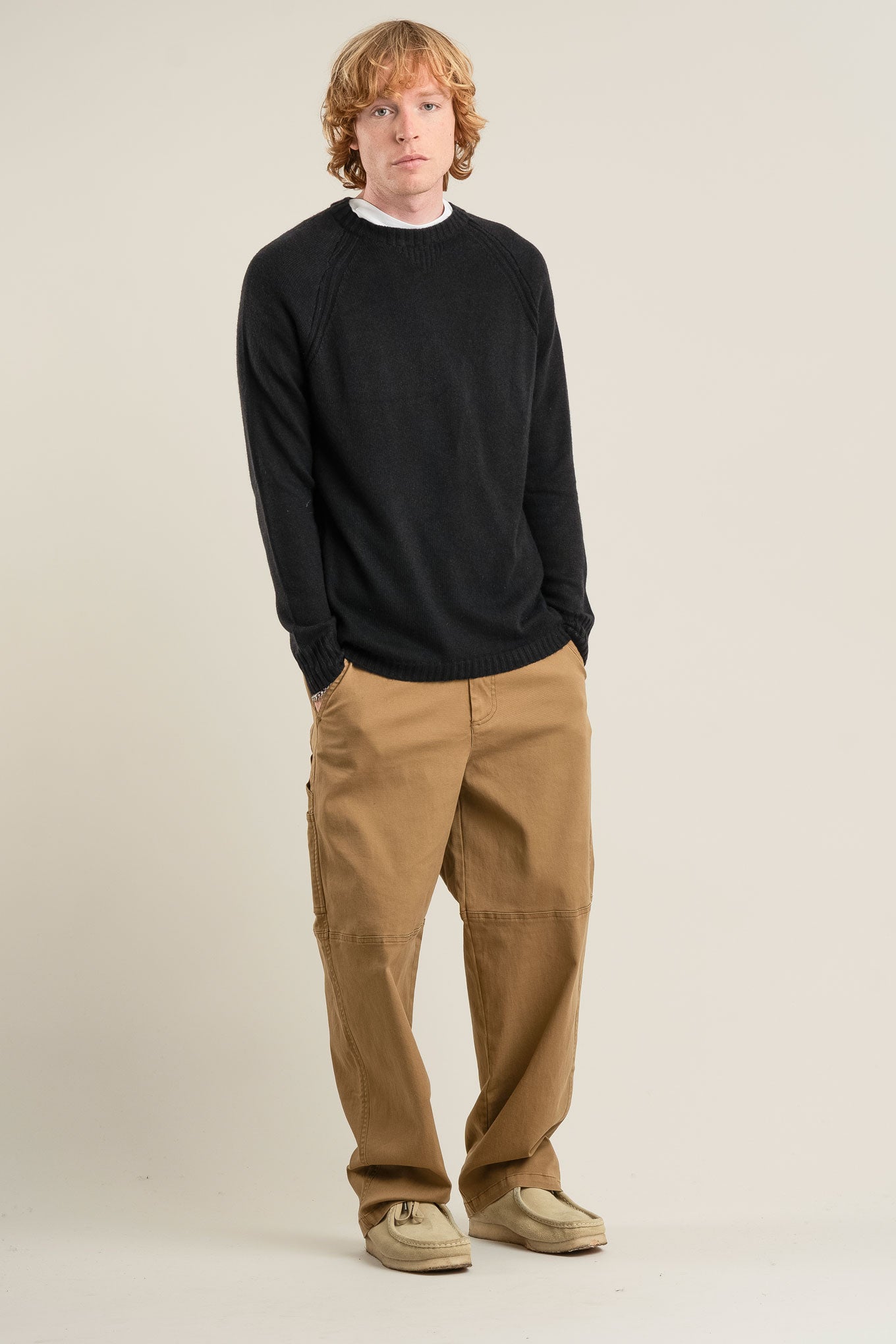 THEO Organic Cotton Tencel Trouser - Olive