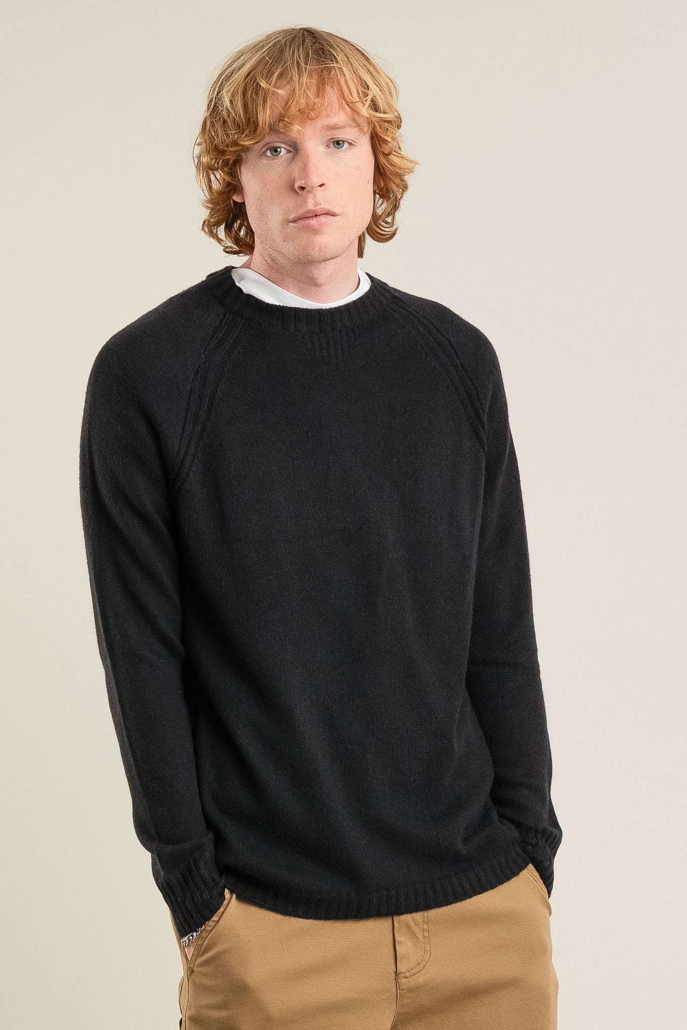 CHRISTOFF Merino Wool Jumper - Black