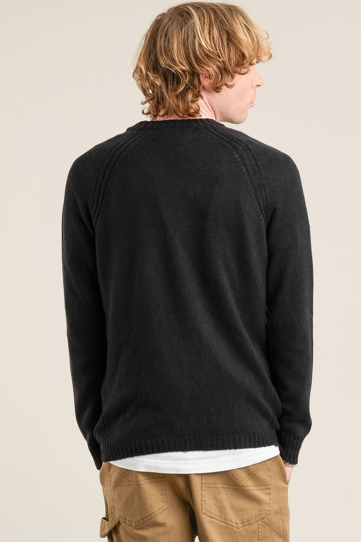 CHRISTOFF Merino Wool Jumper - Black