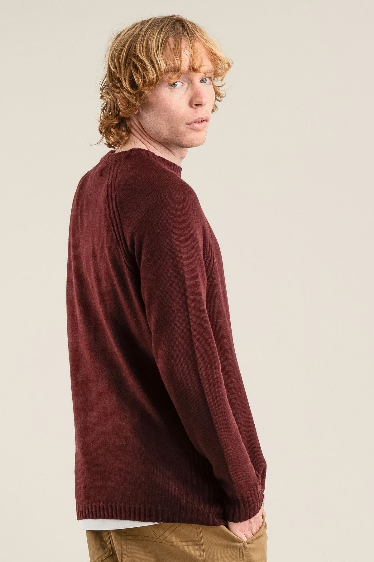 CHRISTOFF Merino Wool Jumper - Walnut