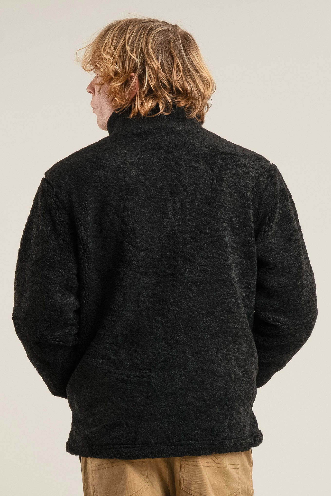 DREW Recycled PET Fleece Jacket - Black