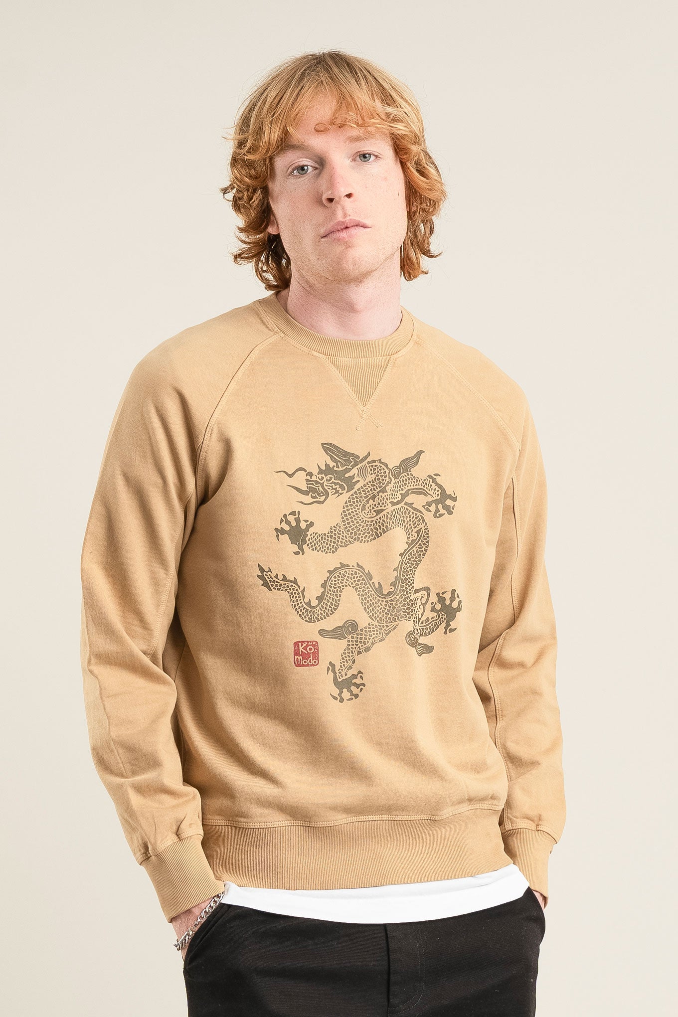DRAGON Organic Cotton Sweat - Croissant