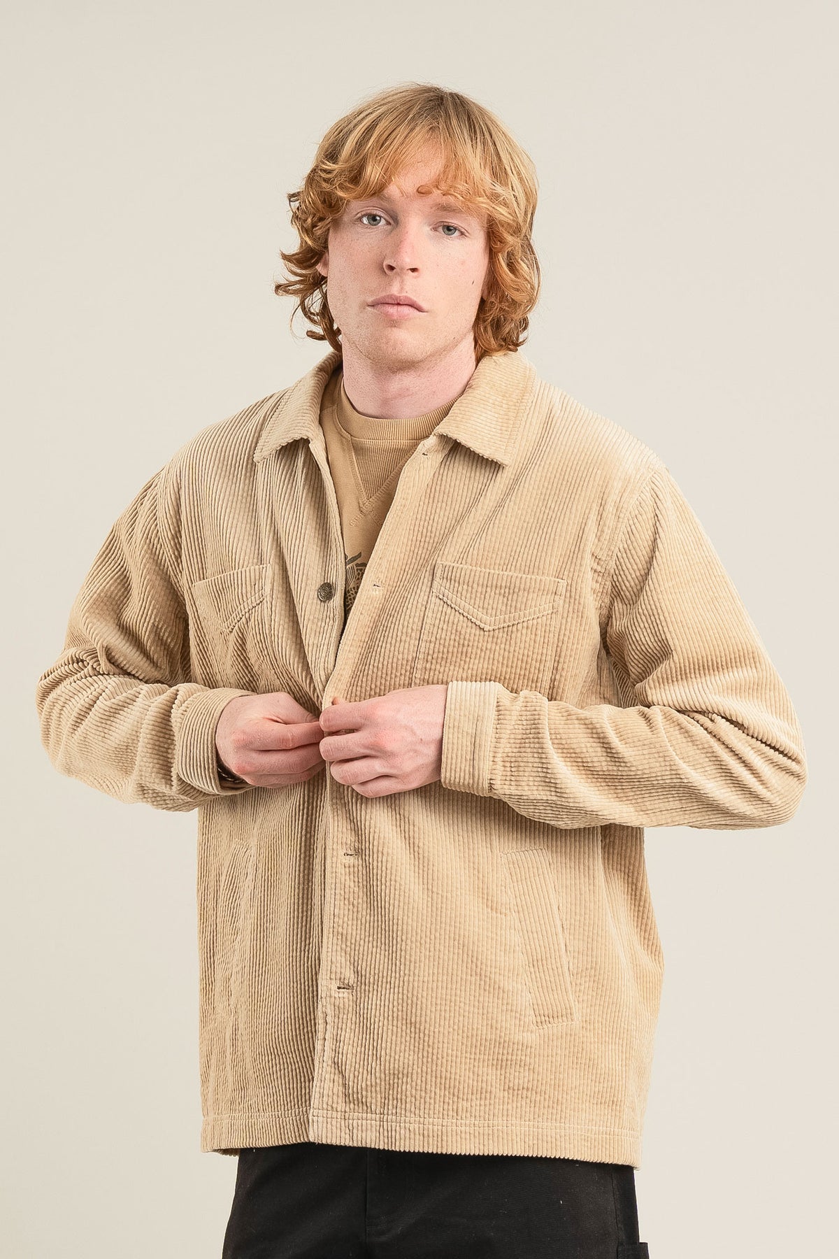 STANLEY Organic Cotton Cord Jacket - Croissant