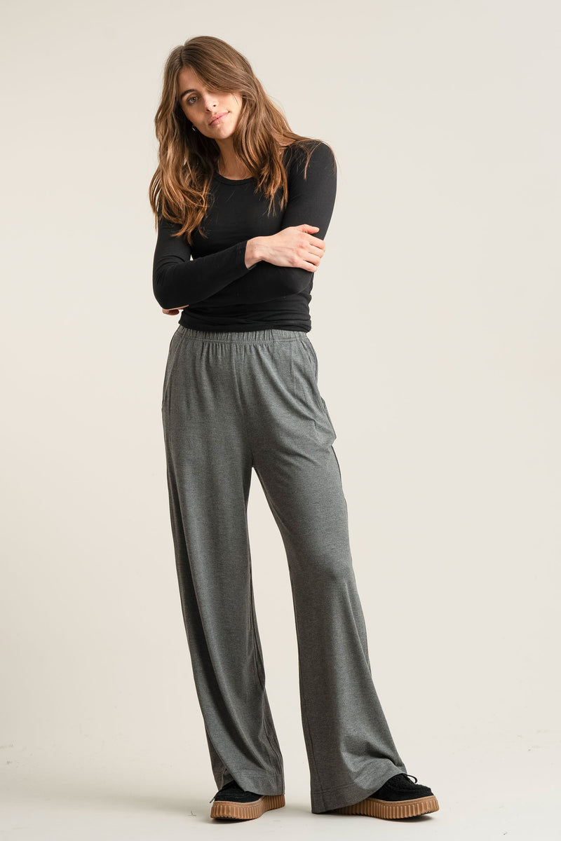 BINITA Modal Trouser - Charcoal