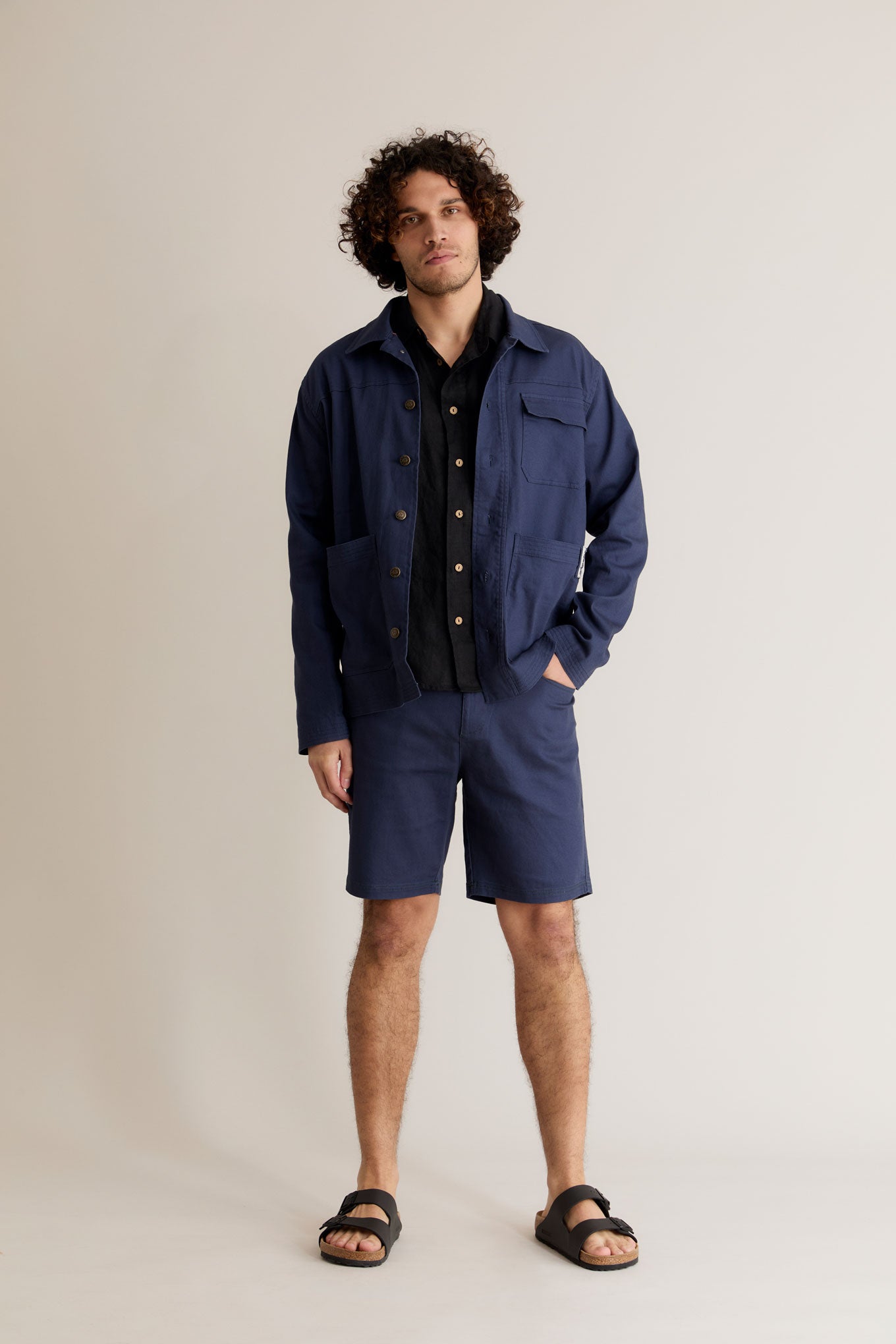 LYRIC - Organic Cotton Shorts Navy