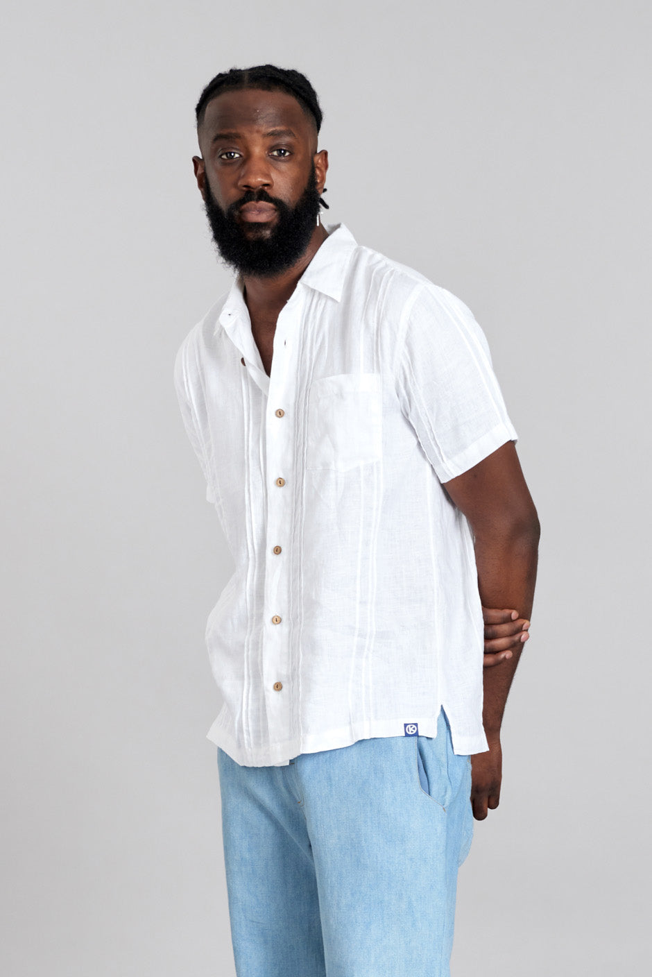 LEO - Linen Shirt Off White