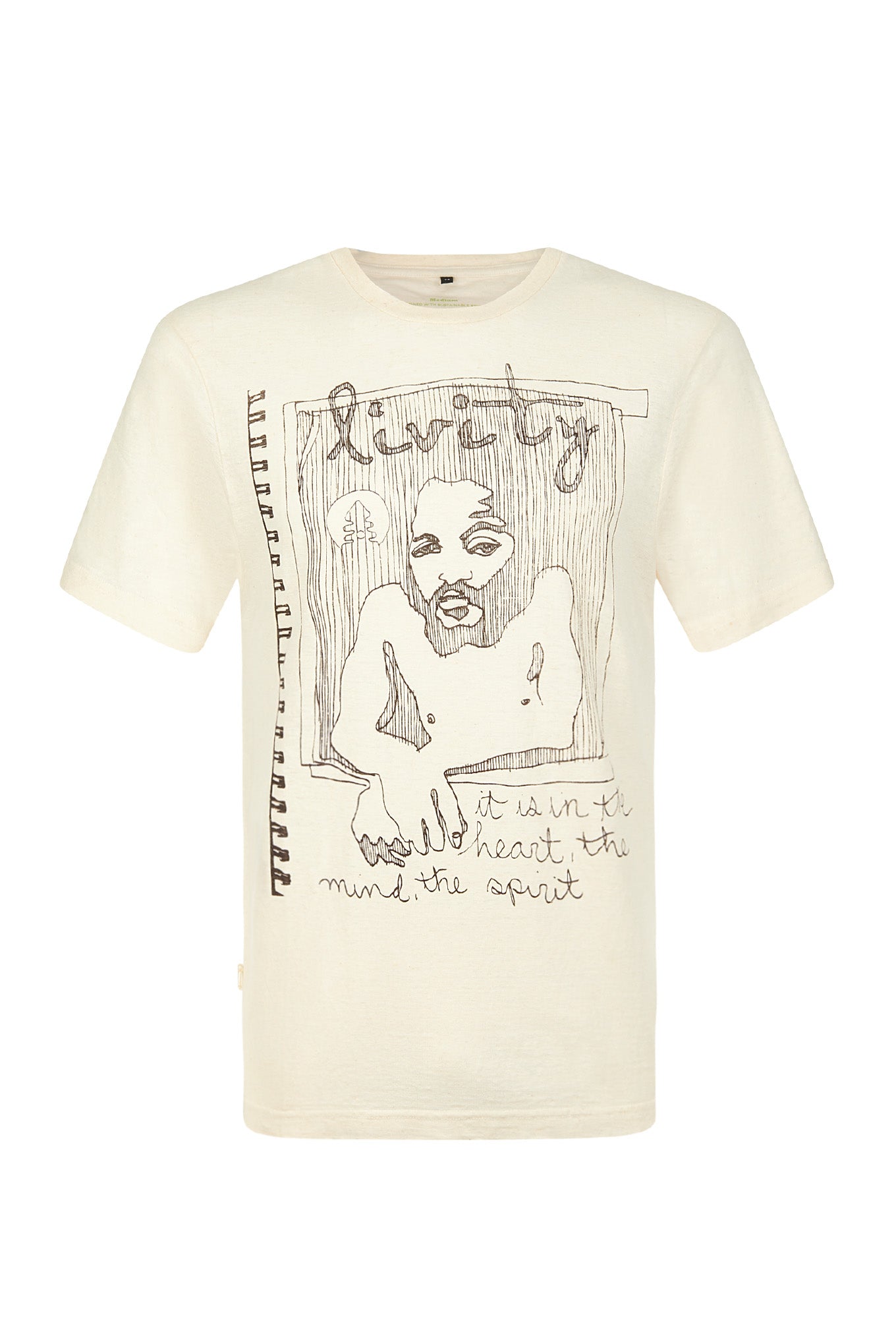 SPIRIT - Hemp Tee by LIVITY Cream