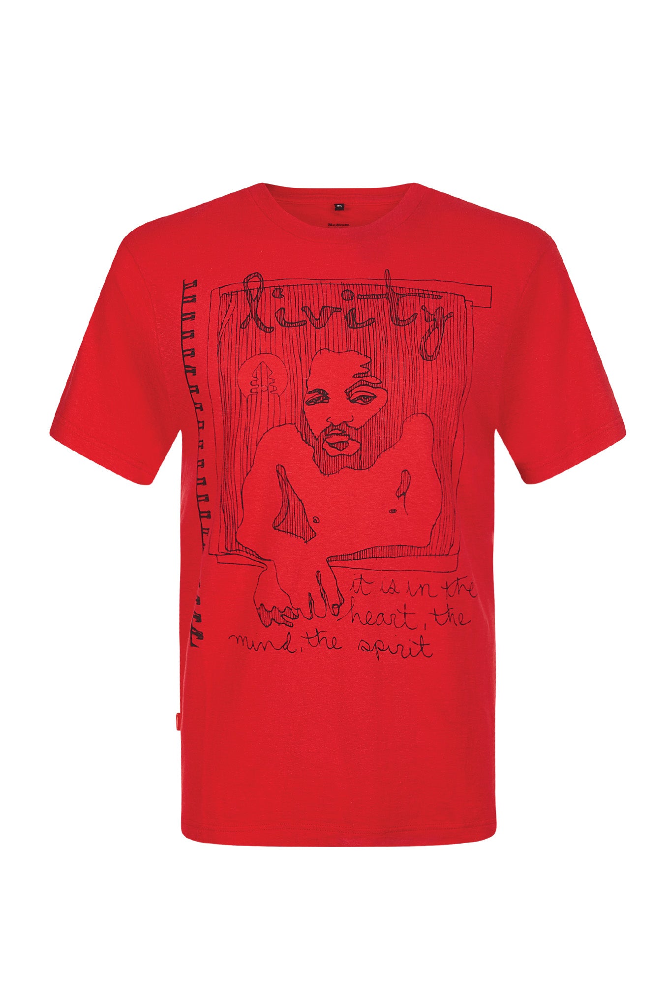 SPIRIT - Hemp Tee by LIVITY Red