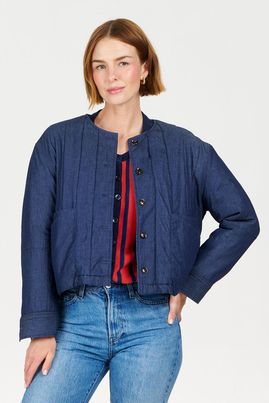 LOTTIE Organic Cotton Jacket - midwash