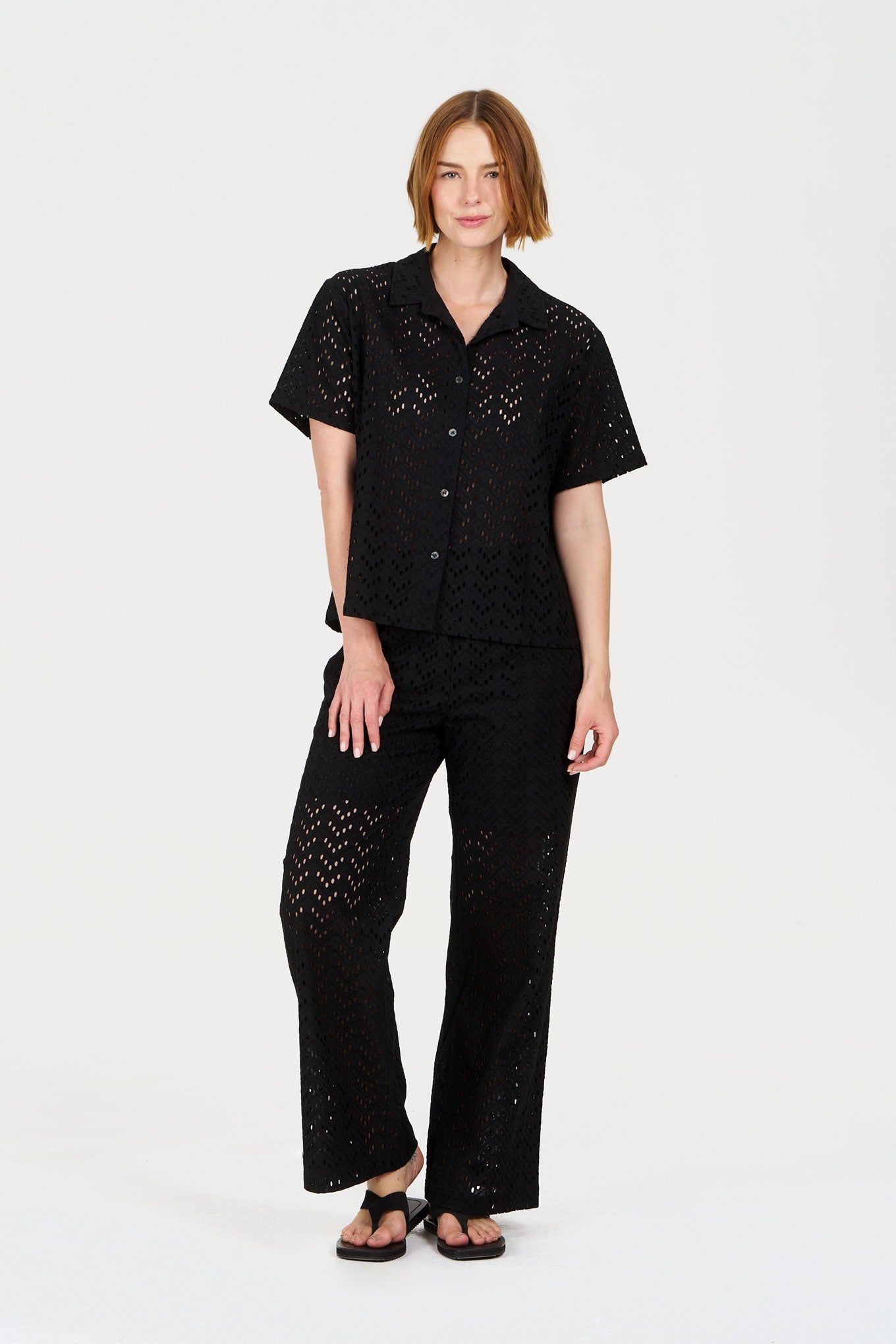 LUNA Organic Cotton Shirt - Black