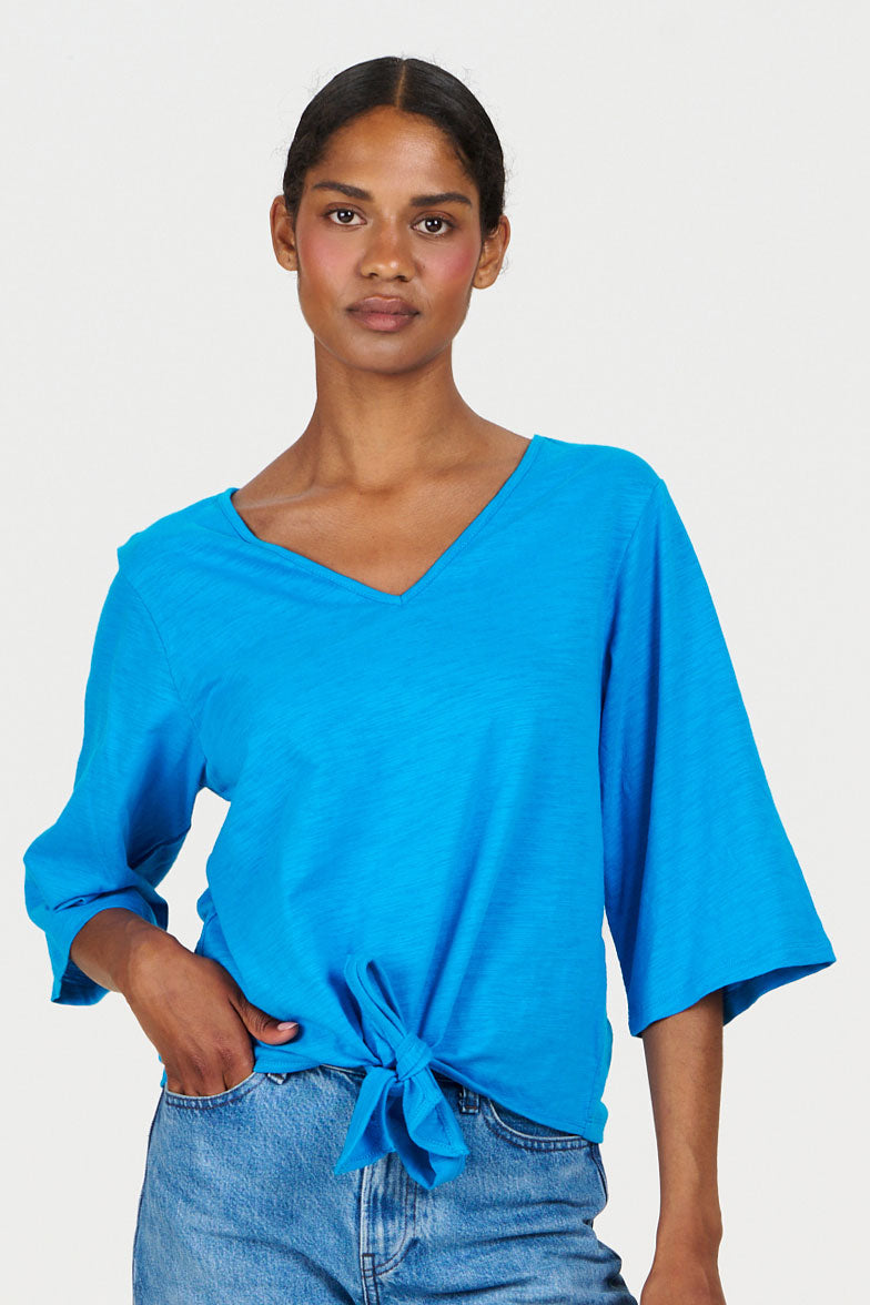 LYRA Organic Cotton Top - Cobalt