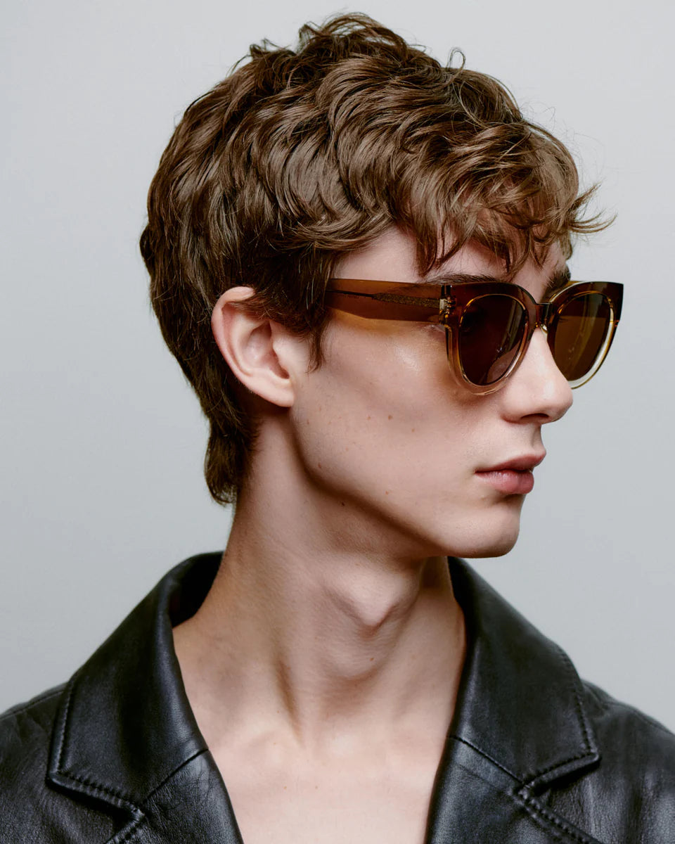 LILLY - Smoked Champagne Sunglasses by A.Kjaerbede
