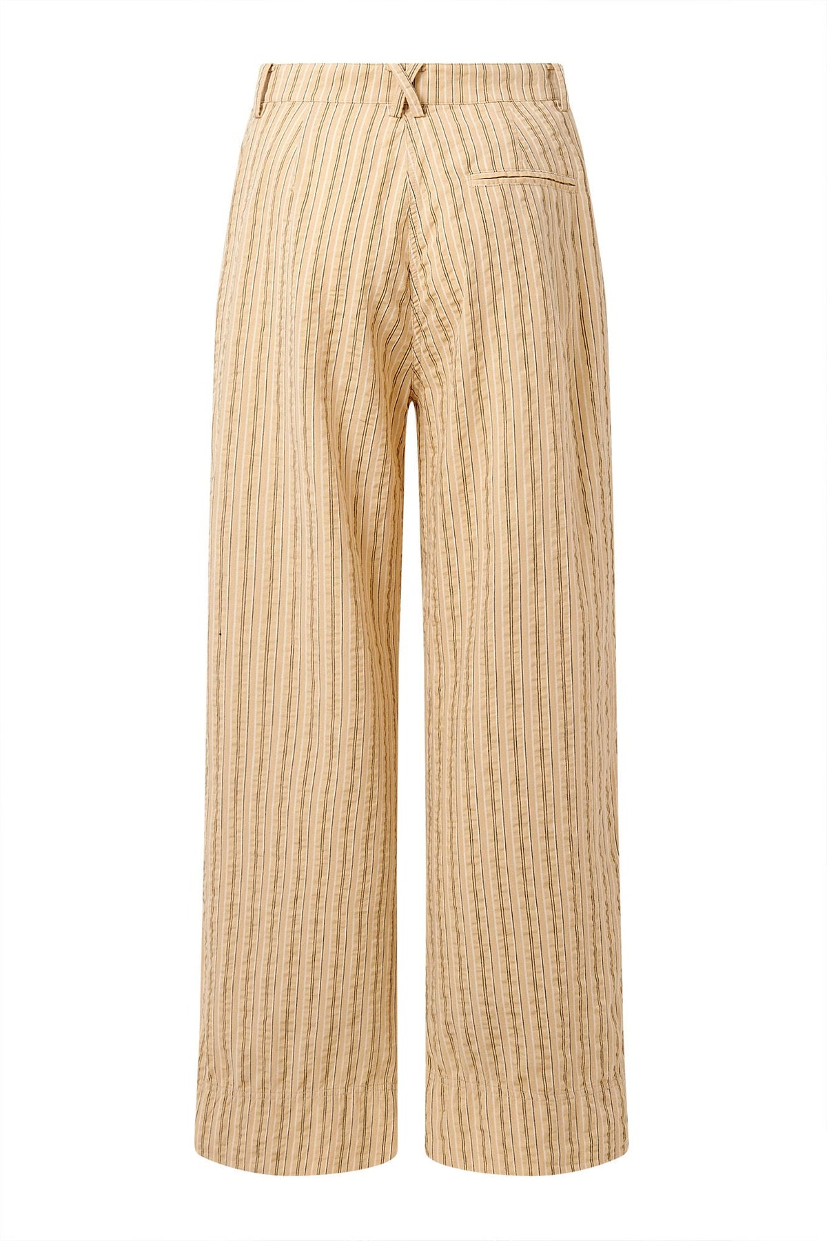 LION - Organic Cotton Trouser - Oat Stripe