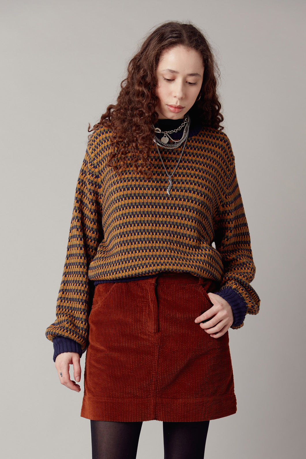 MAE - Organic Cotton Jumper Mustard