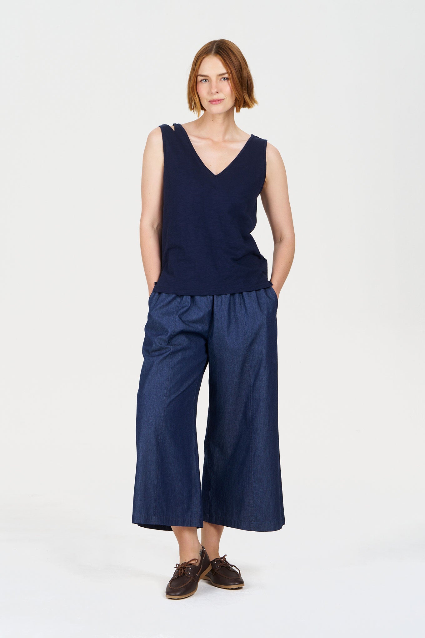 MALA Organic Cotton Vest - Navy