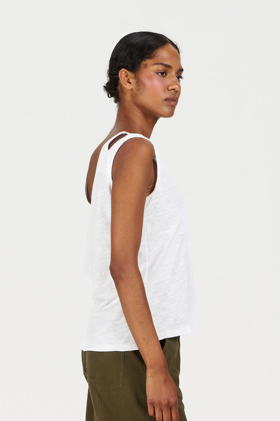 MALA Organic Cotton Vest - White