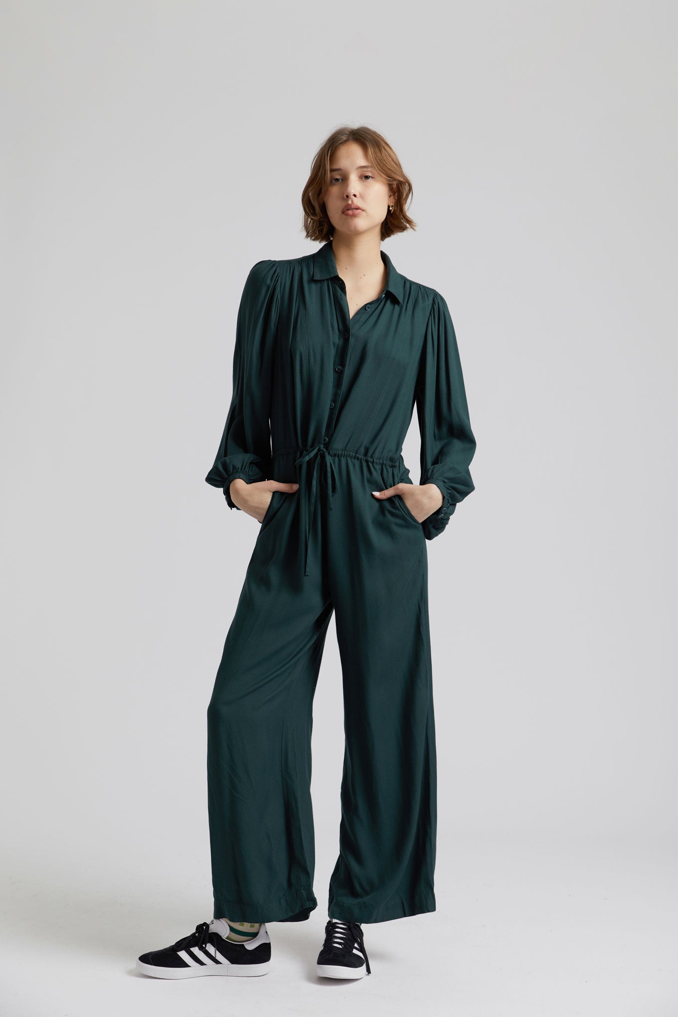 Buy Mint Velvet Grey Washed Denim Jumpsuit from Next Ireland