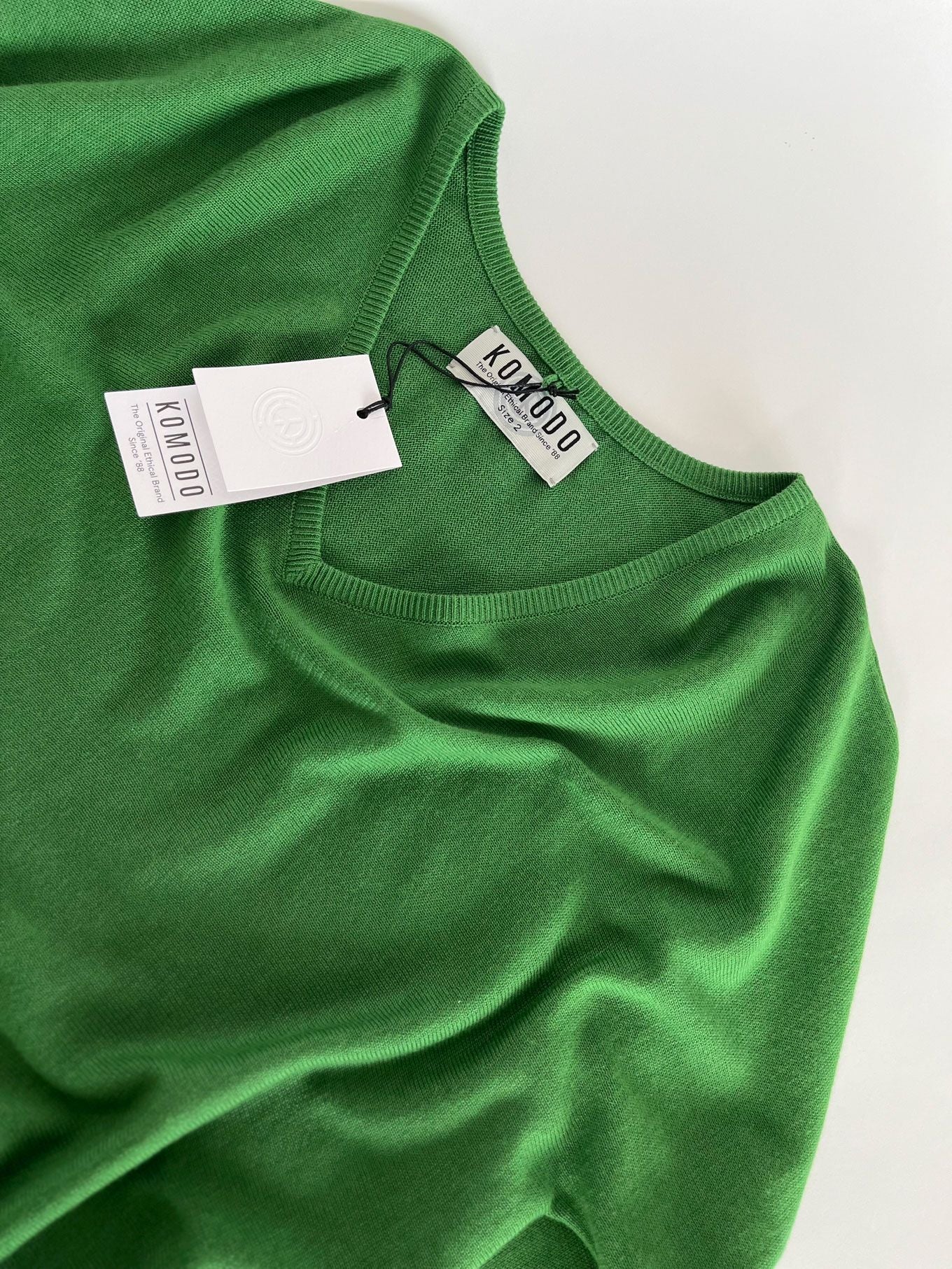 CLOVER - Cotton Tencel Jumper - Jungle Green