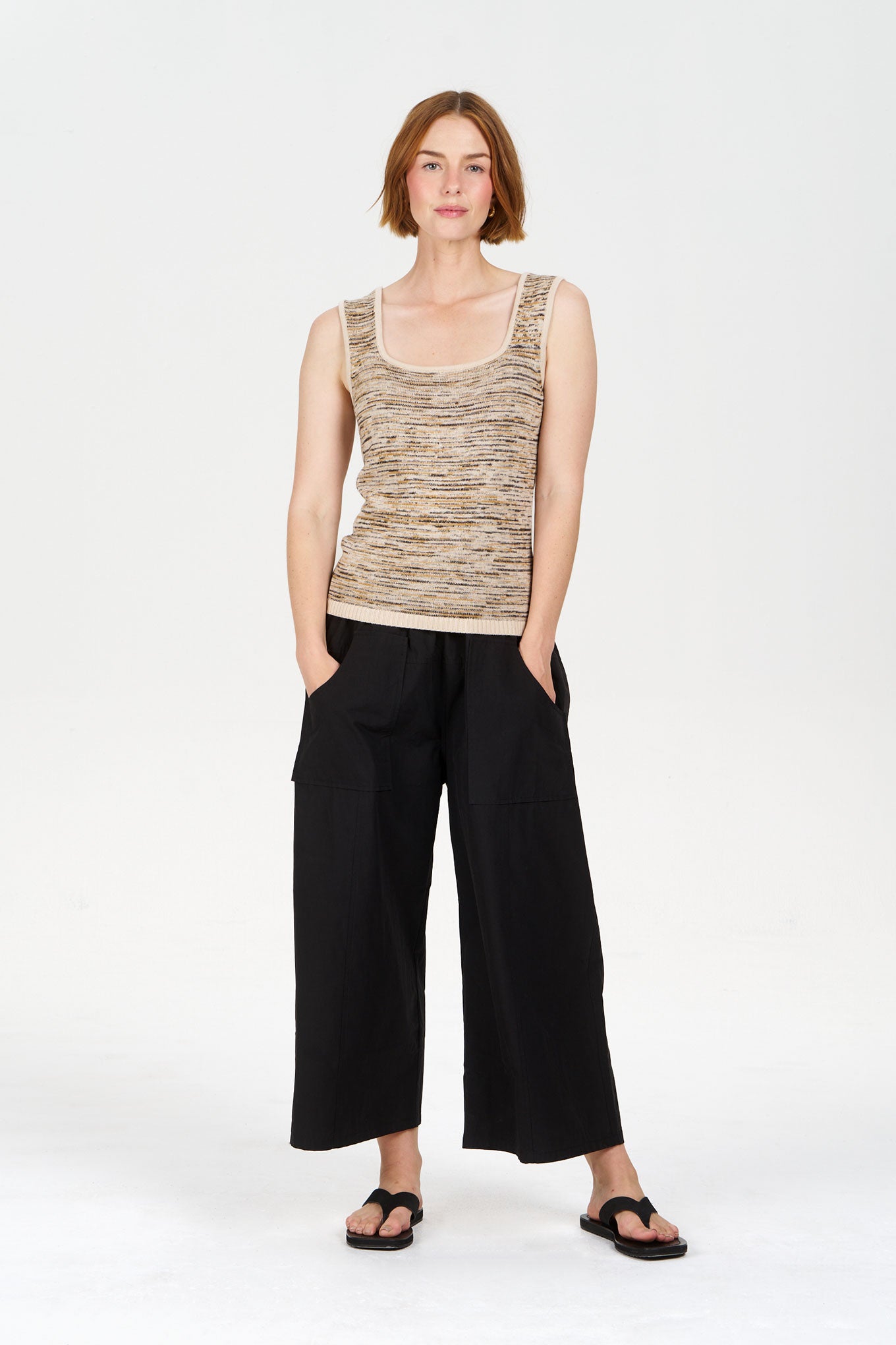 POPPY Organic Cotton Vest - multi