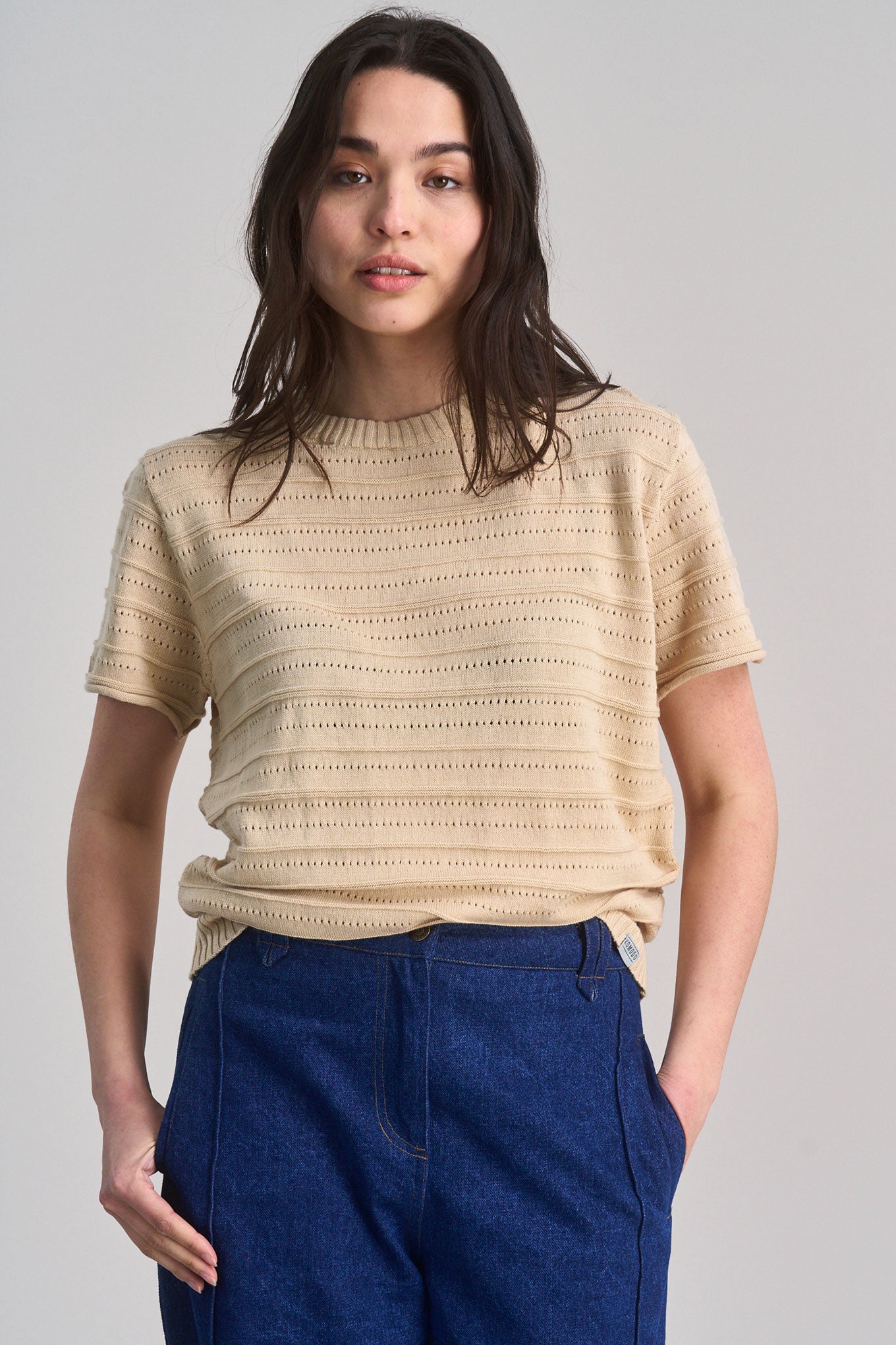 POSEY Organic Cotton Tee - Cream White